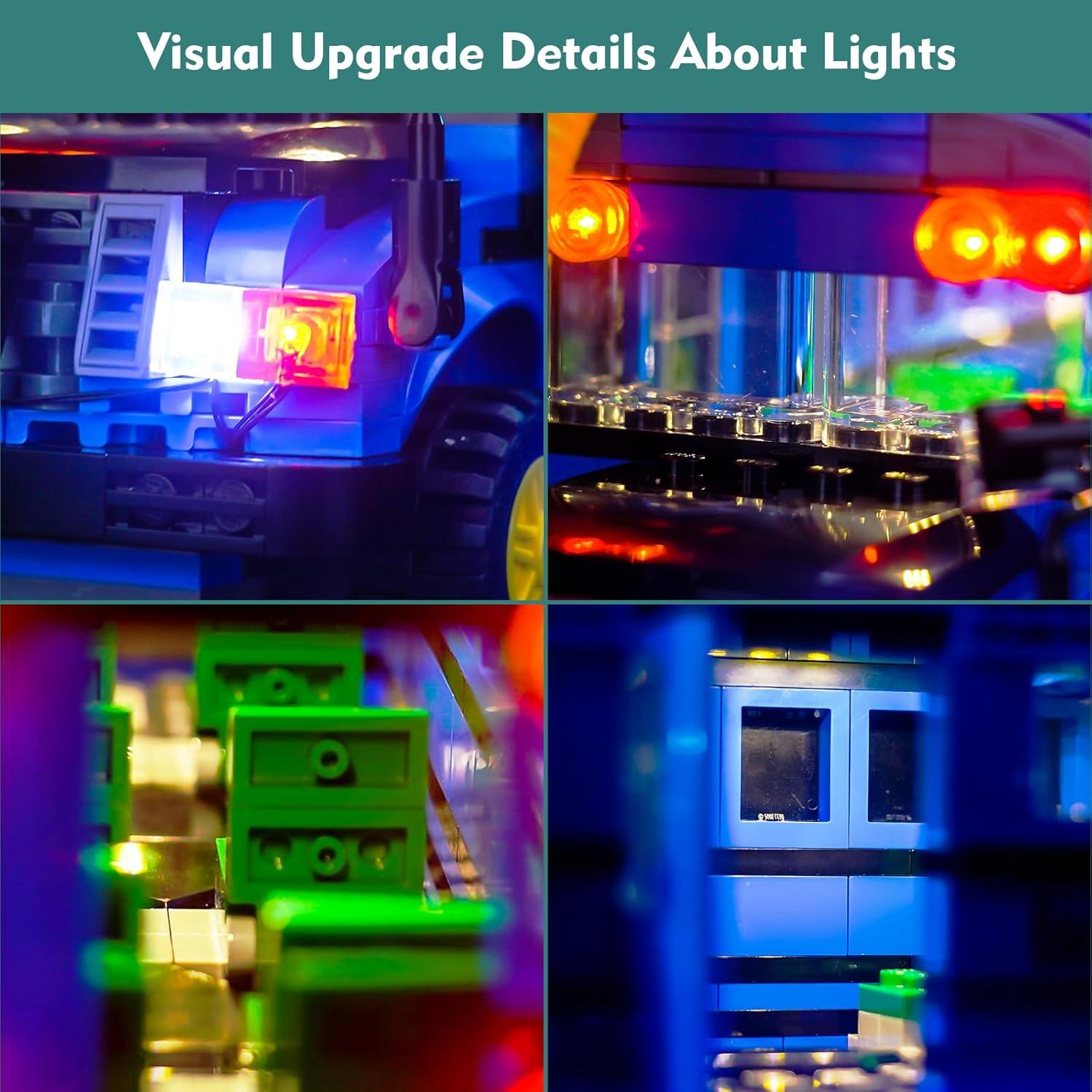 Kit de Luz LED LocoLee para LEGO Battle Bus 77073 - Iluminación Creativa