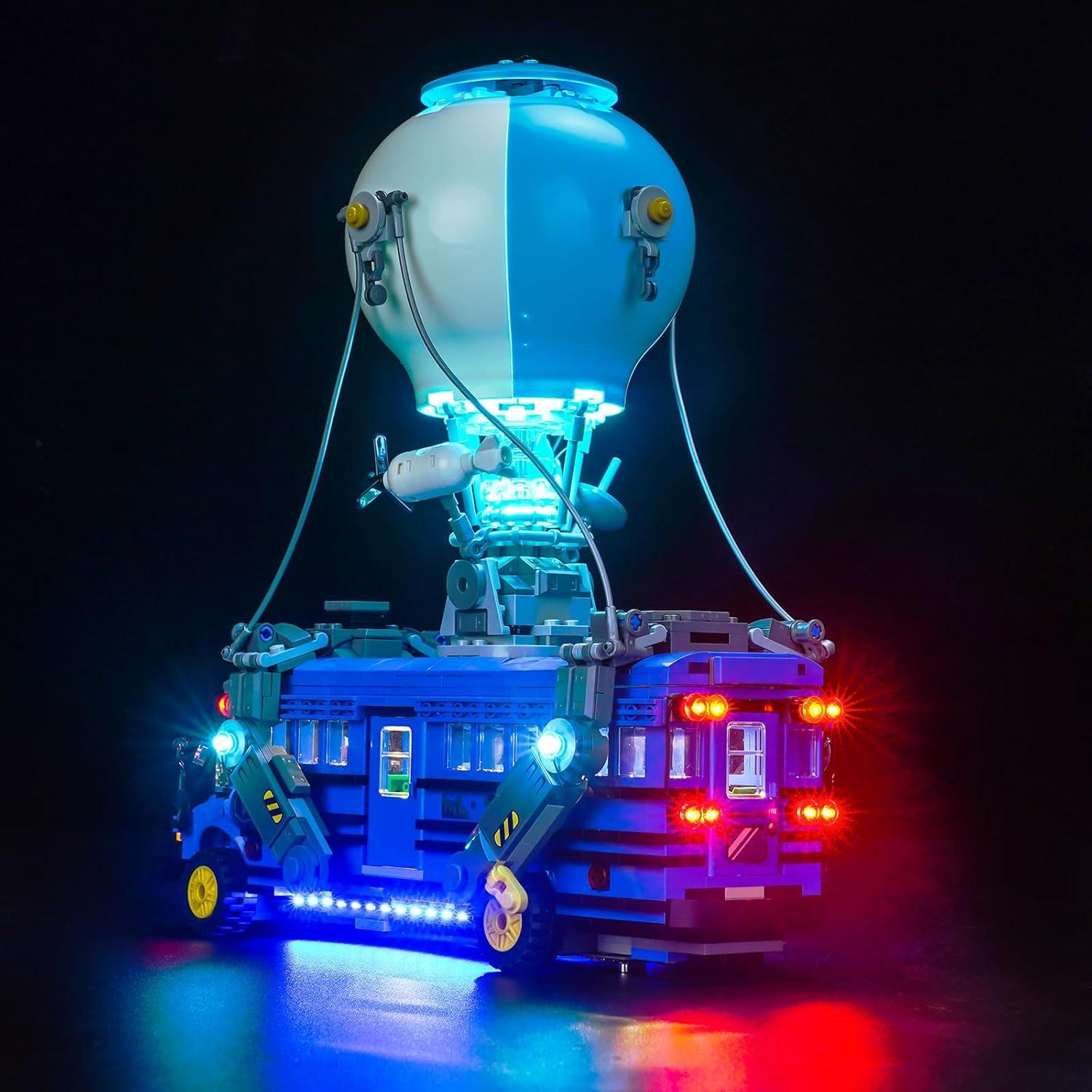 Kit de Luz LED LocoLee para LEGO Battle Bus 77073 - Iluminación Creativa