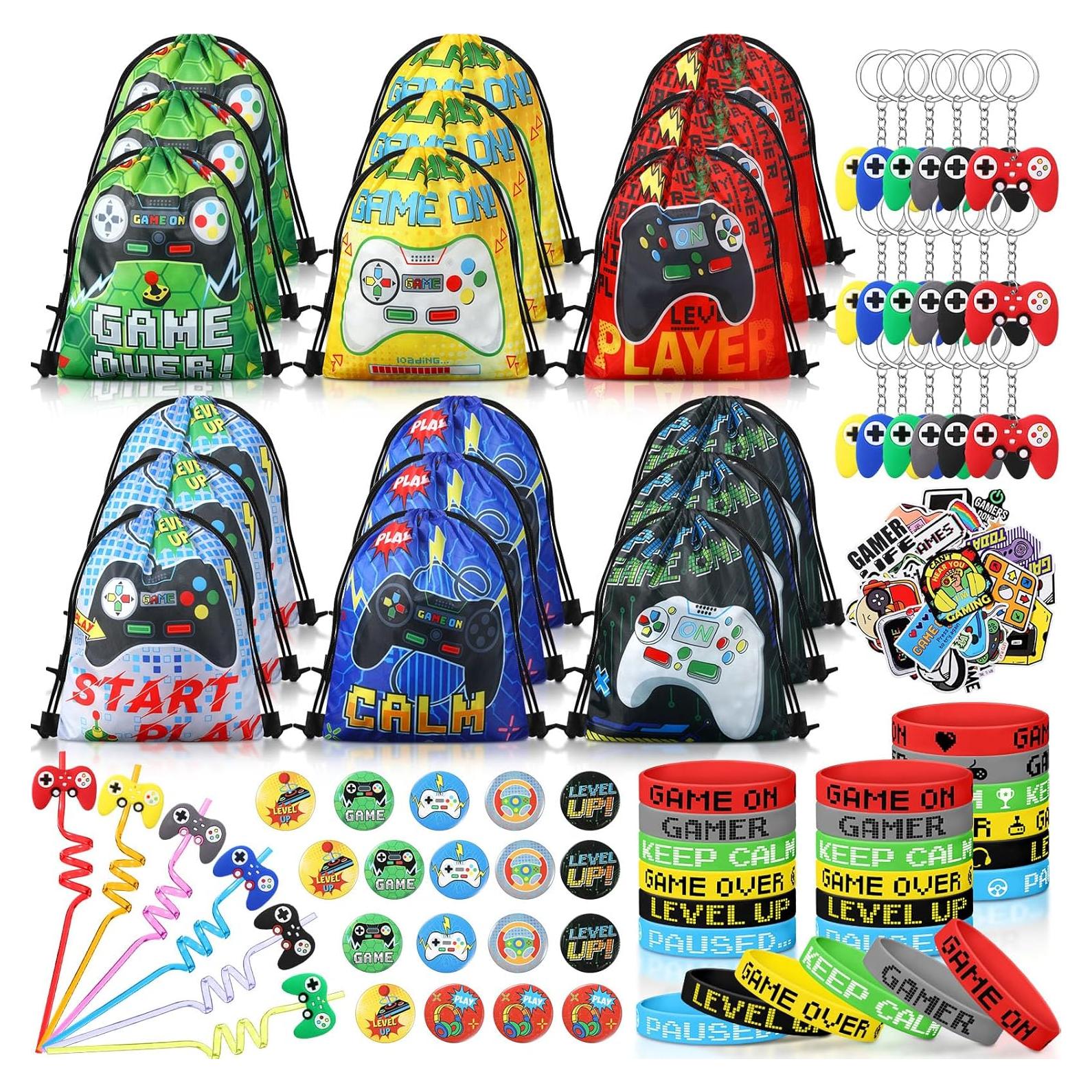 Kit de Fiesta de Videojuegos Sadnyy - 140 Piezas Temáticas