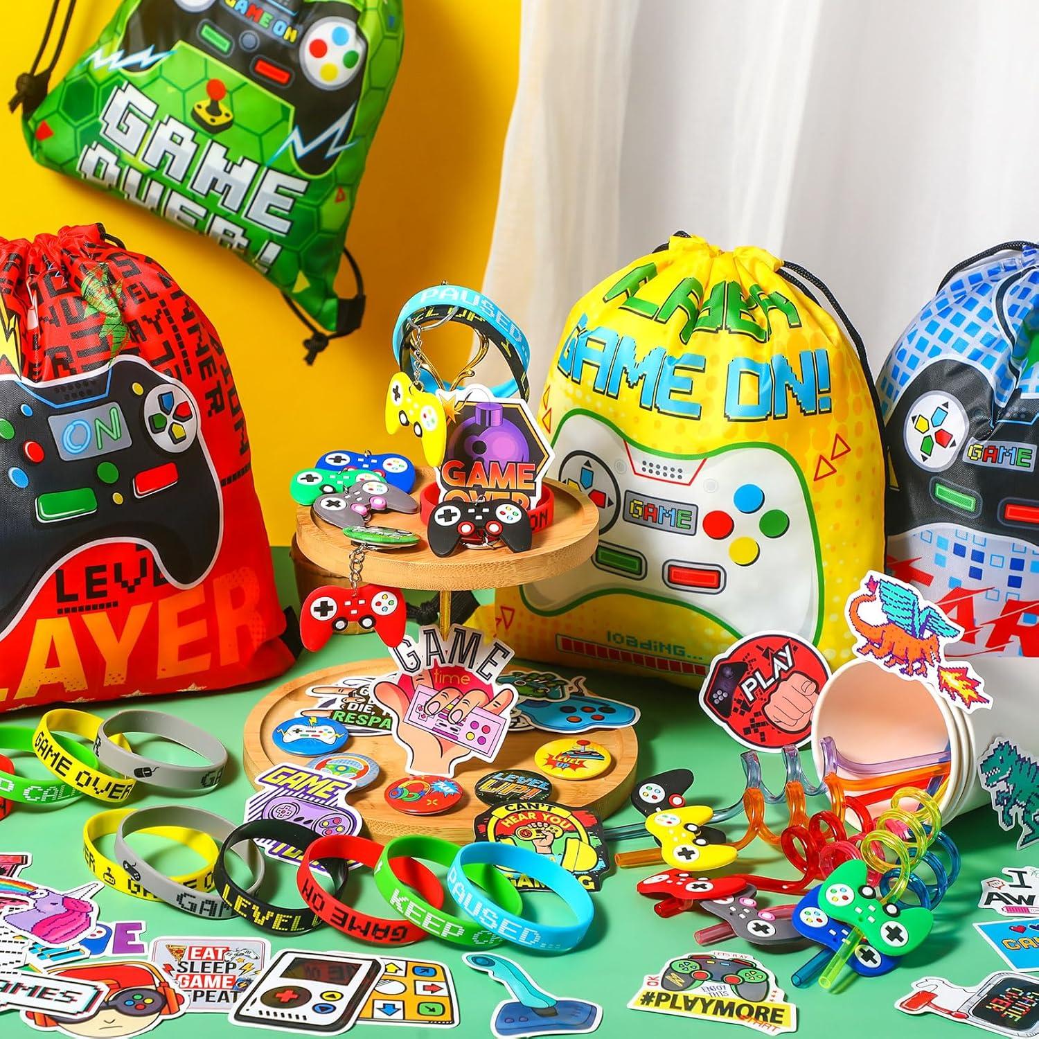 Kit de Fiesta de Videojuegos Sadnyy - 140 Piezas Temáticas