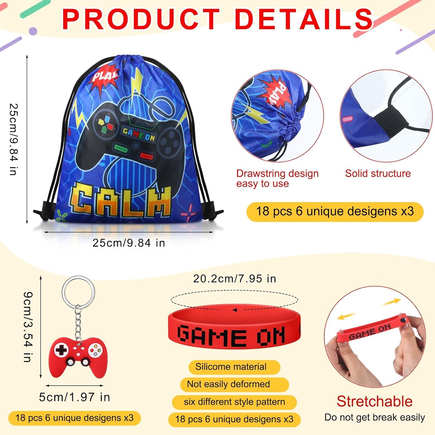 Kit de Fiesta de Videojuegos Sadnyy - 140 Piezas Temáticas