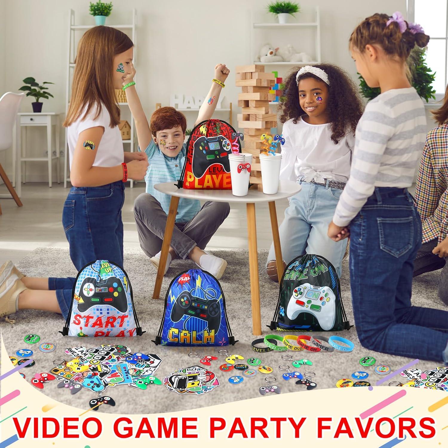 Kit de Fiesta de Videojuegos Sadnyy - 140 Piezas Temáticas