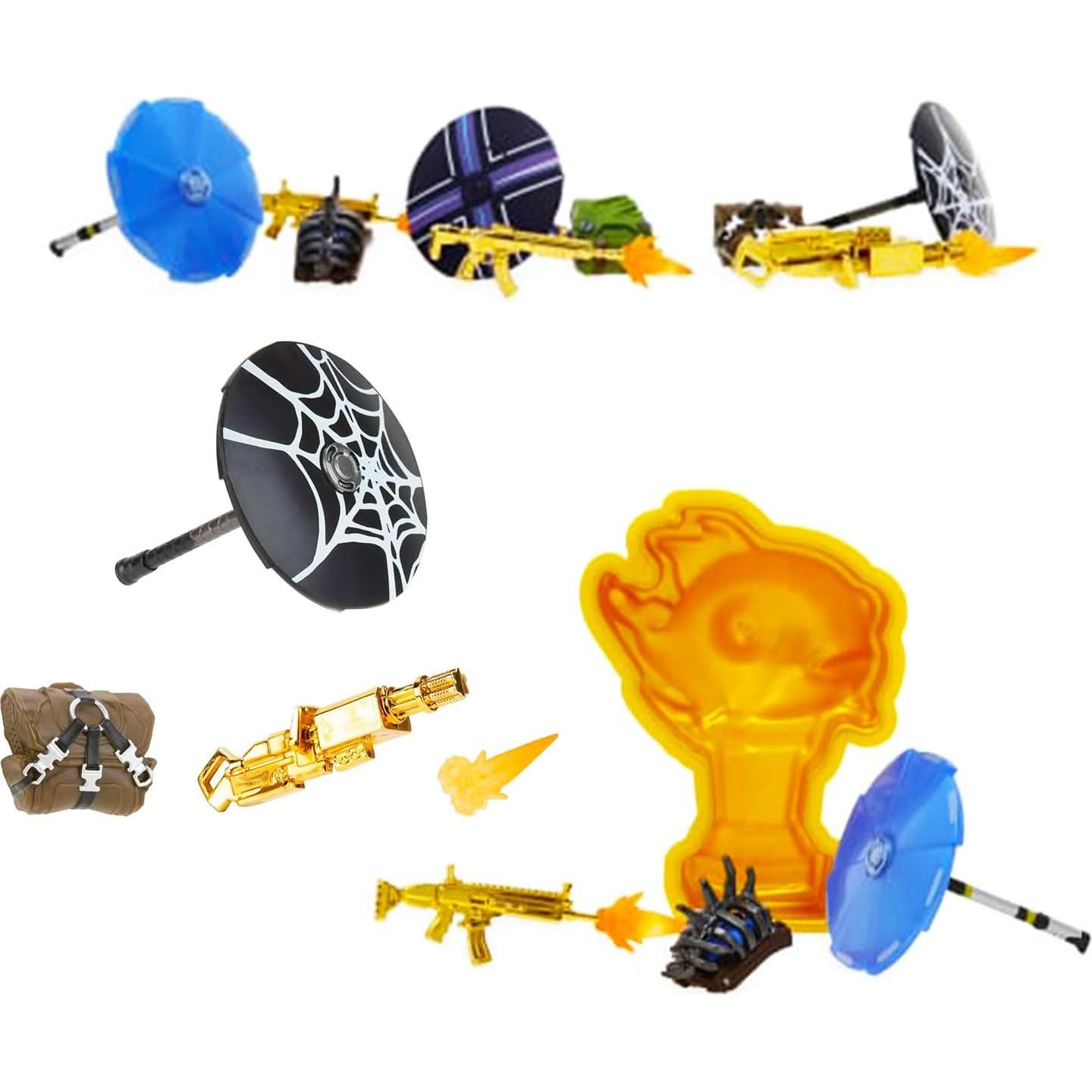 Conjunto de Fiesta Fortnite Pez Dorado Mítico - 3 Juguetes