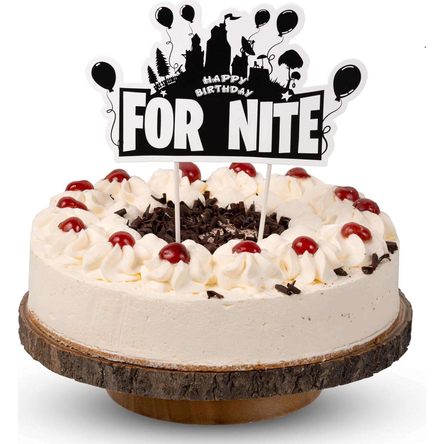 Adorno de pastel de cumpleaños gamer PrestoMarket 20.32 cm