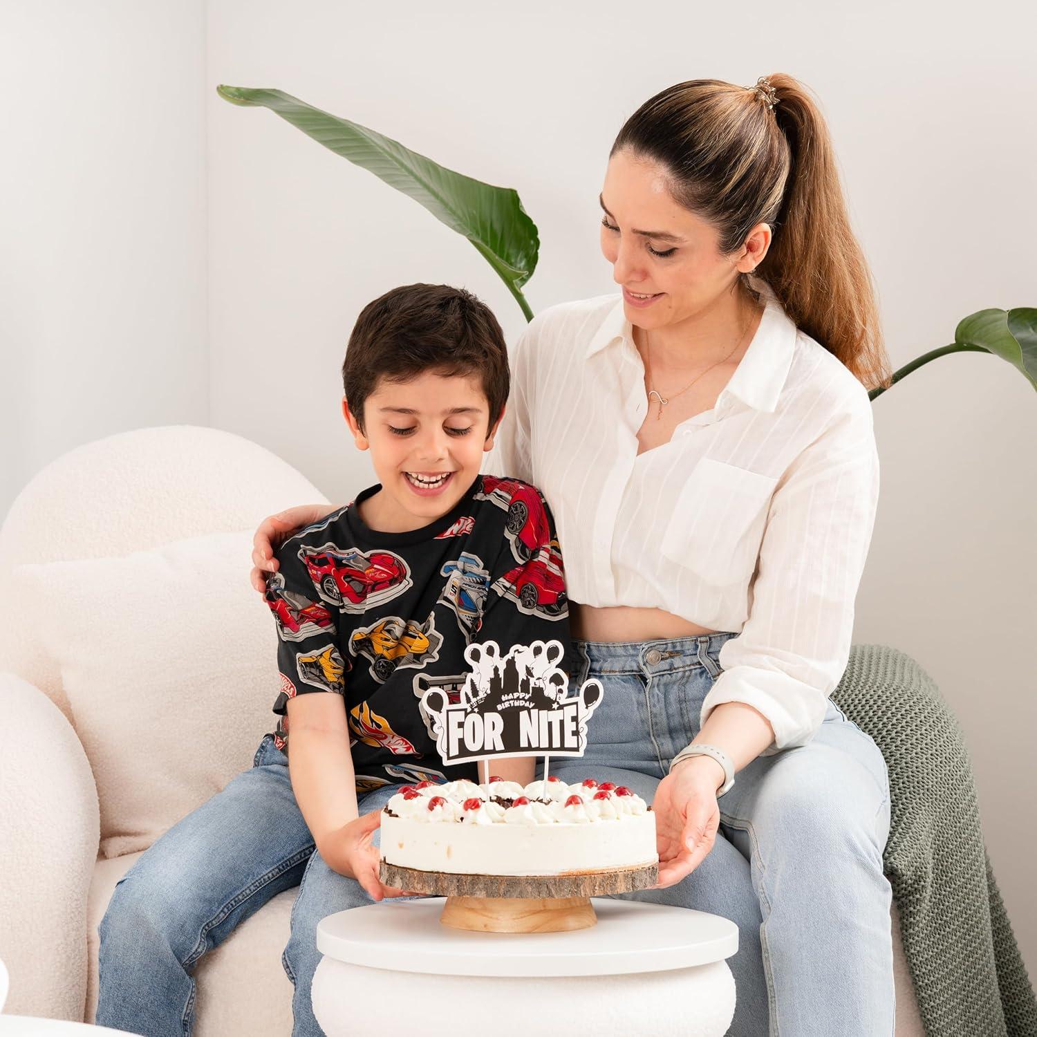 Adorno de pastel de cumpleaños gamer PrestoMarket 20.32 cm