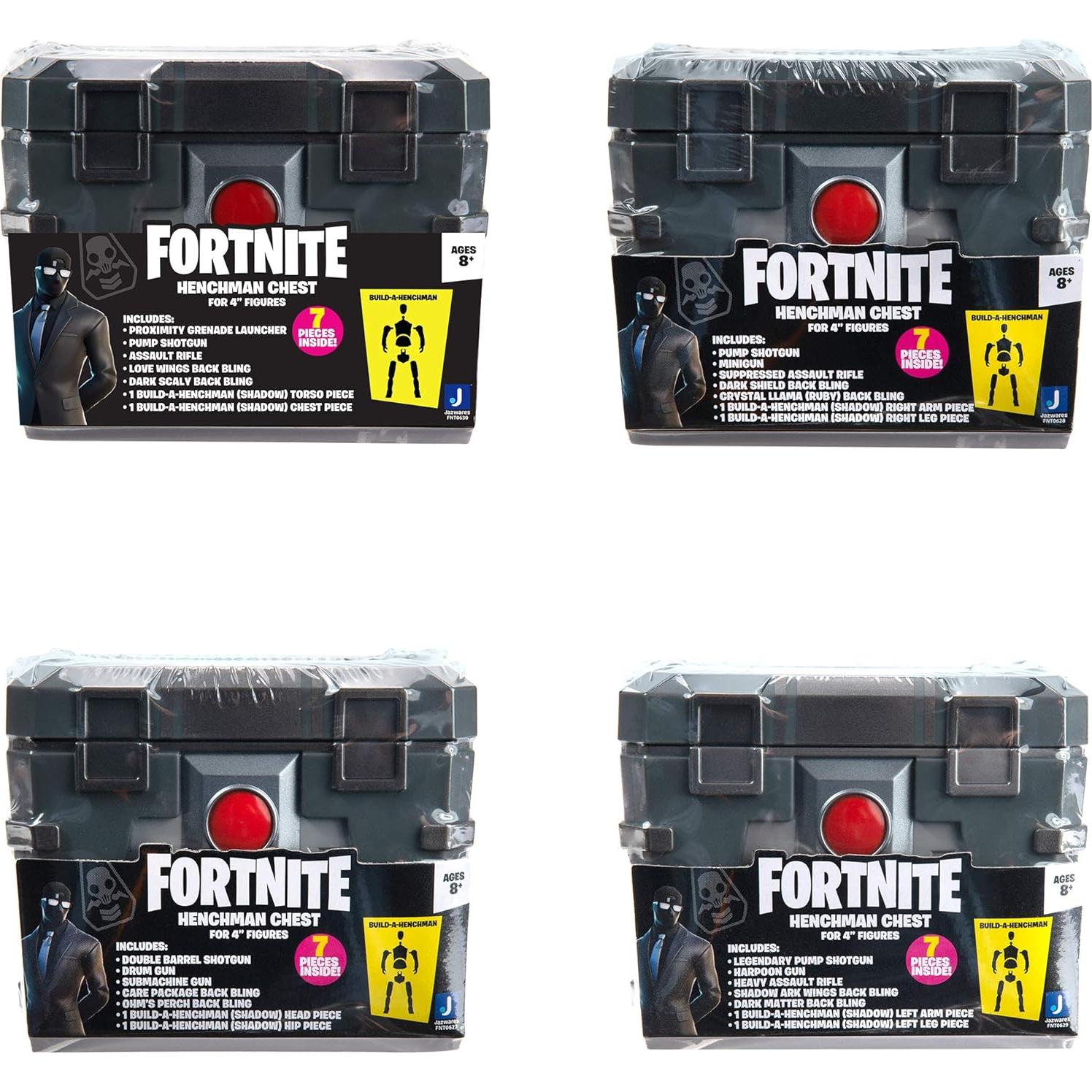 Set de Accesorios Cofre Henchman Fortnite - 8 Piezas