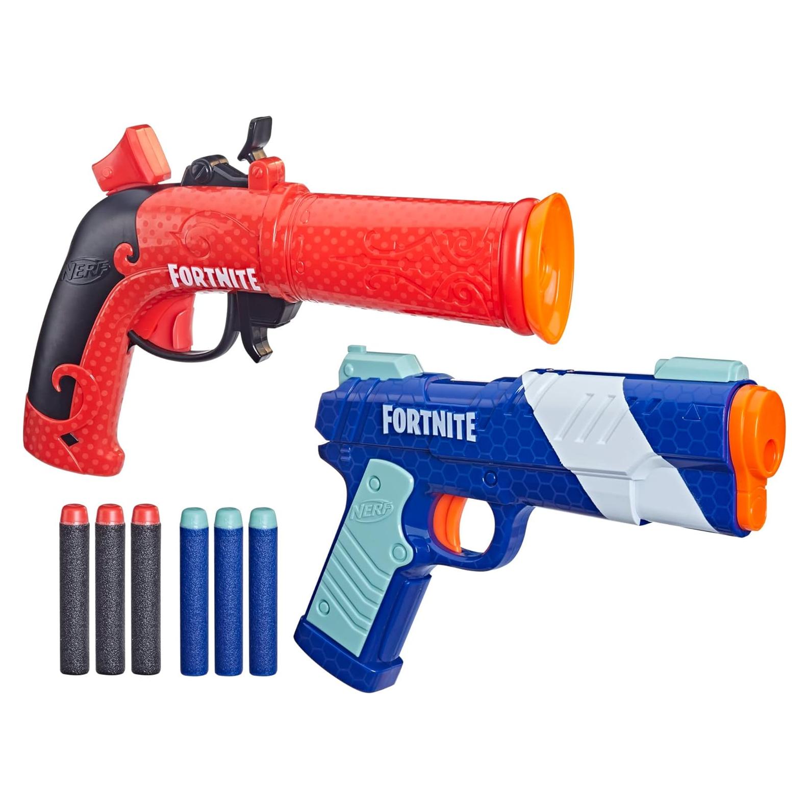 Paquete Doble NERF Fortnite - 2 Blasters y 6 Dardos Elite