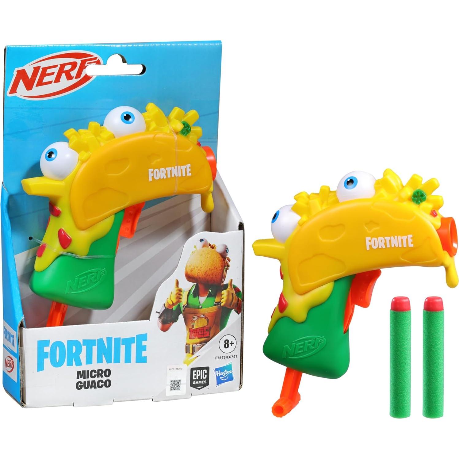 Nerf Microshot Fortnite Guaco Mini Blaster con 2 Dardos Elite