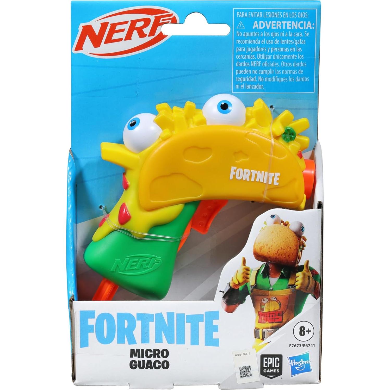 Nerf Microshot Fortnite Guaco Mini Blaster con 2 Dardos Elite