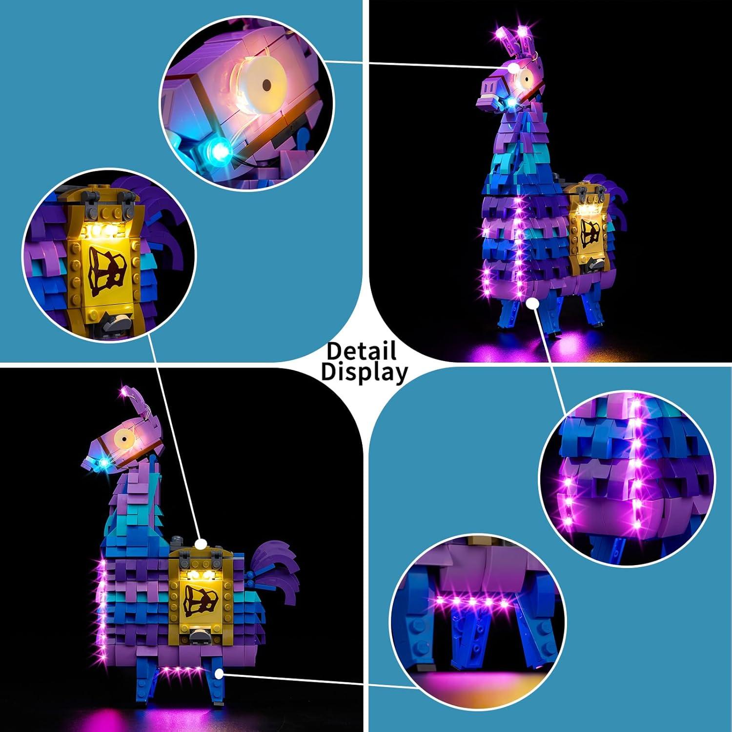 Kit de Luz LED BrickSoul para Lego Fortnite Supply Llama