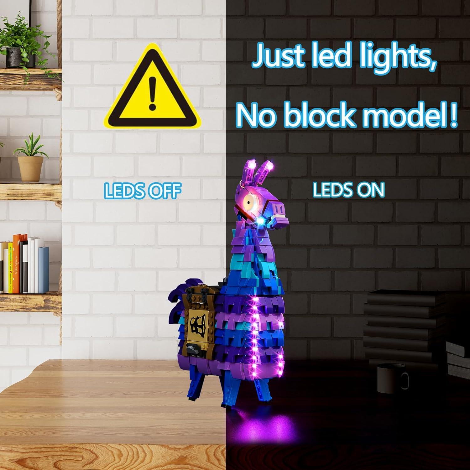 Kit de Luz LED BrickSoul para Lego Fortnite Supply Llama