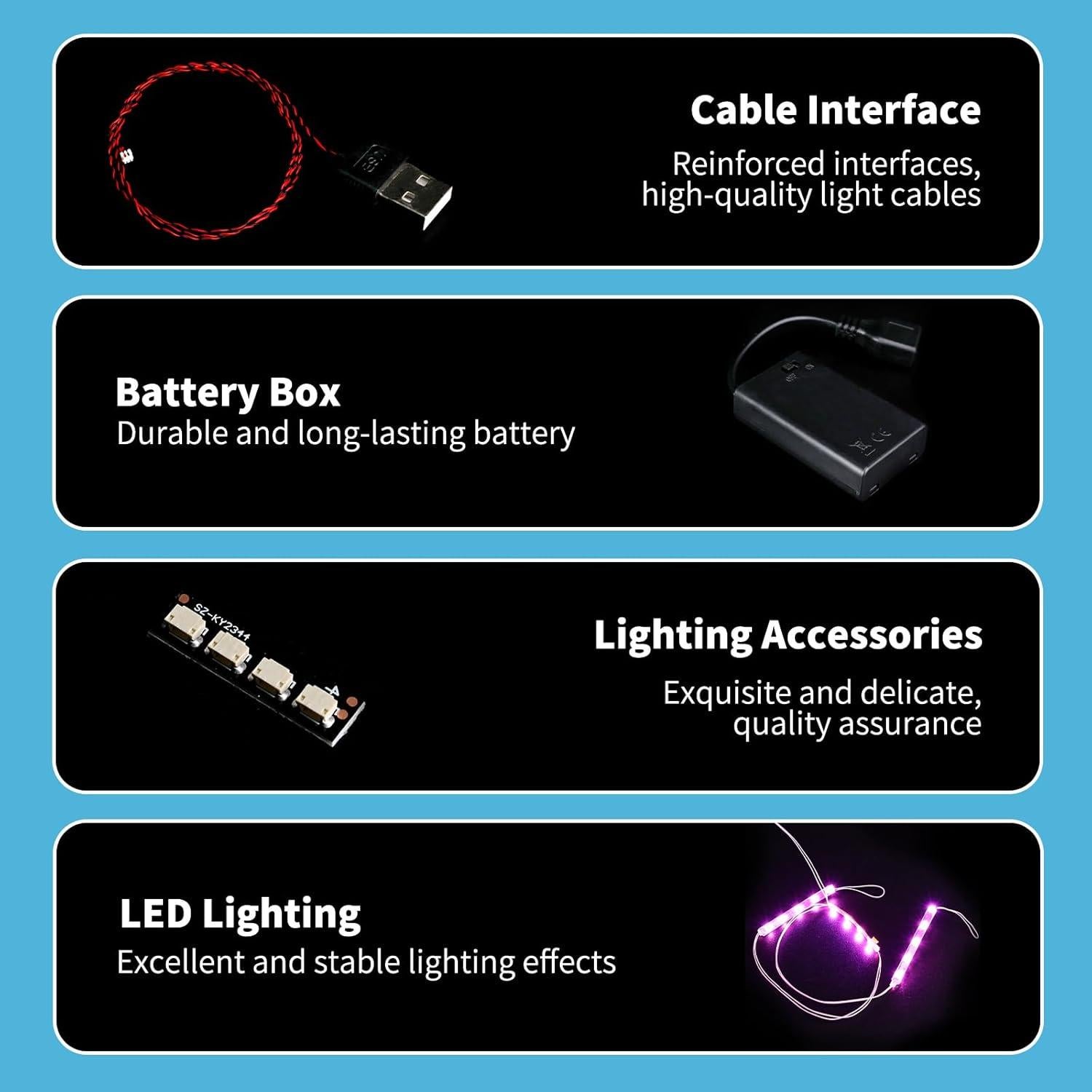 Kit de Luz LED BrickSoul para Lego Fortnite Supply Llama