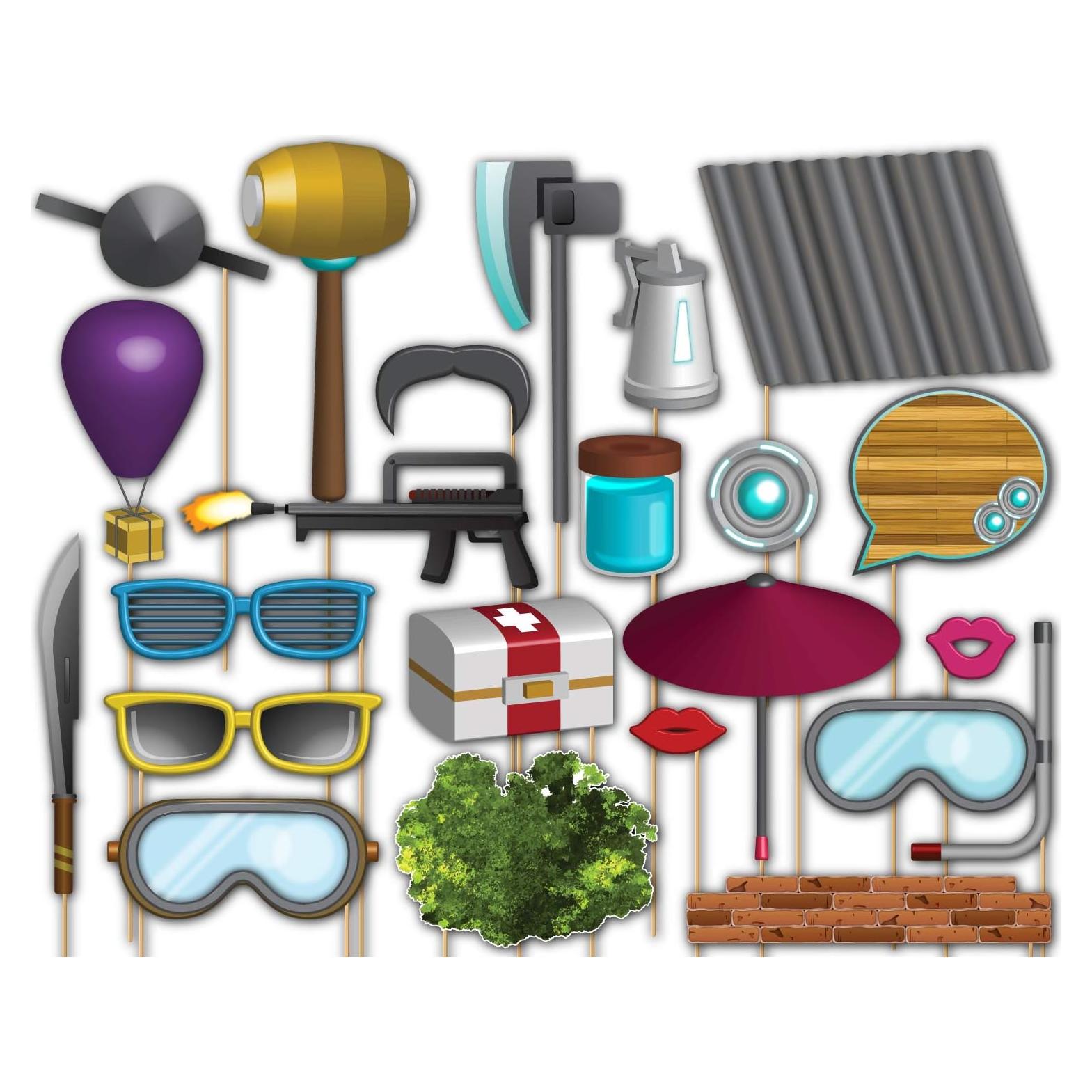 Kit de Accesorios para Fotomatón Cumpleaños Galore - 20 Piezas