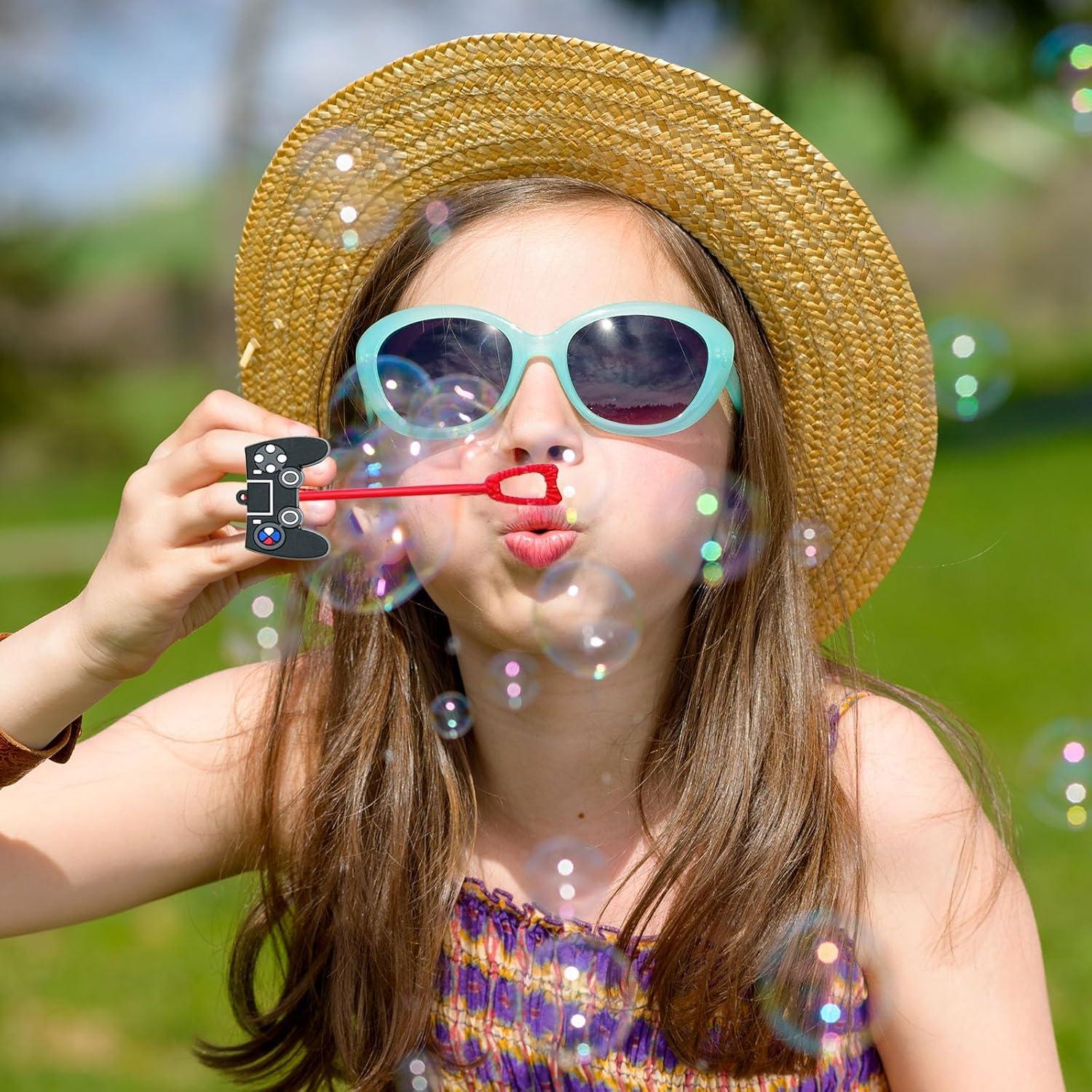 Varitas de Burbujas de Videojuegos uoyoi - 24 Piezas Coloridas