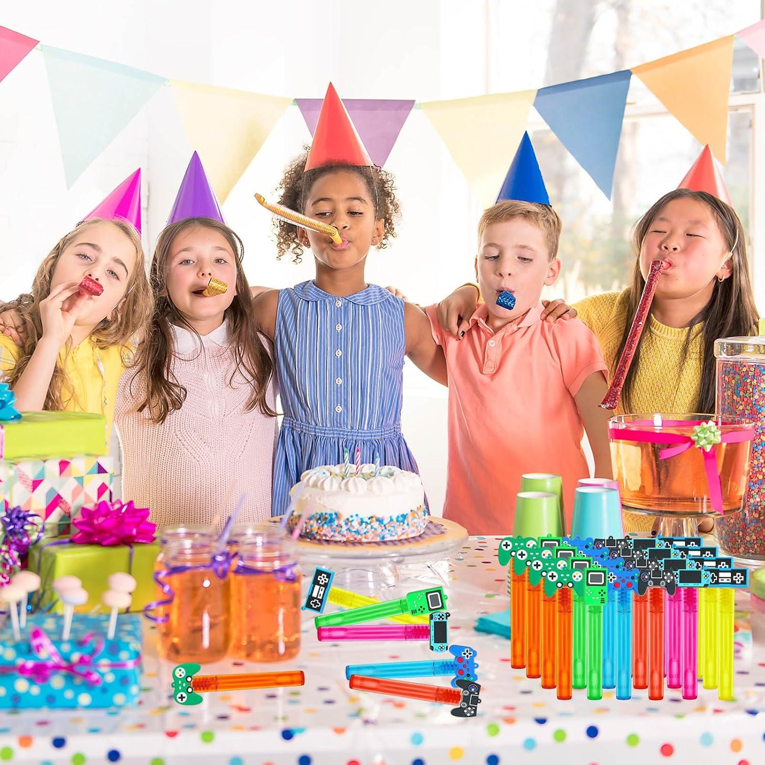 Varitas de Burbujas de Videojuegos uoyoi - 24 Piezas Coloridas