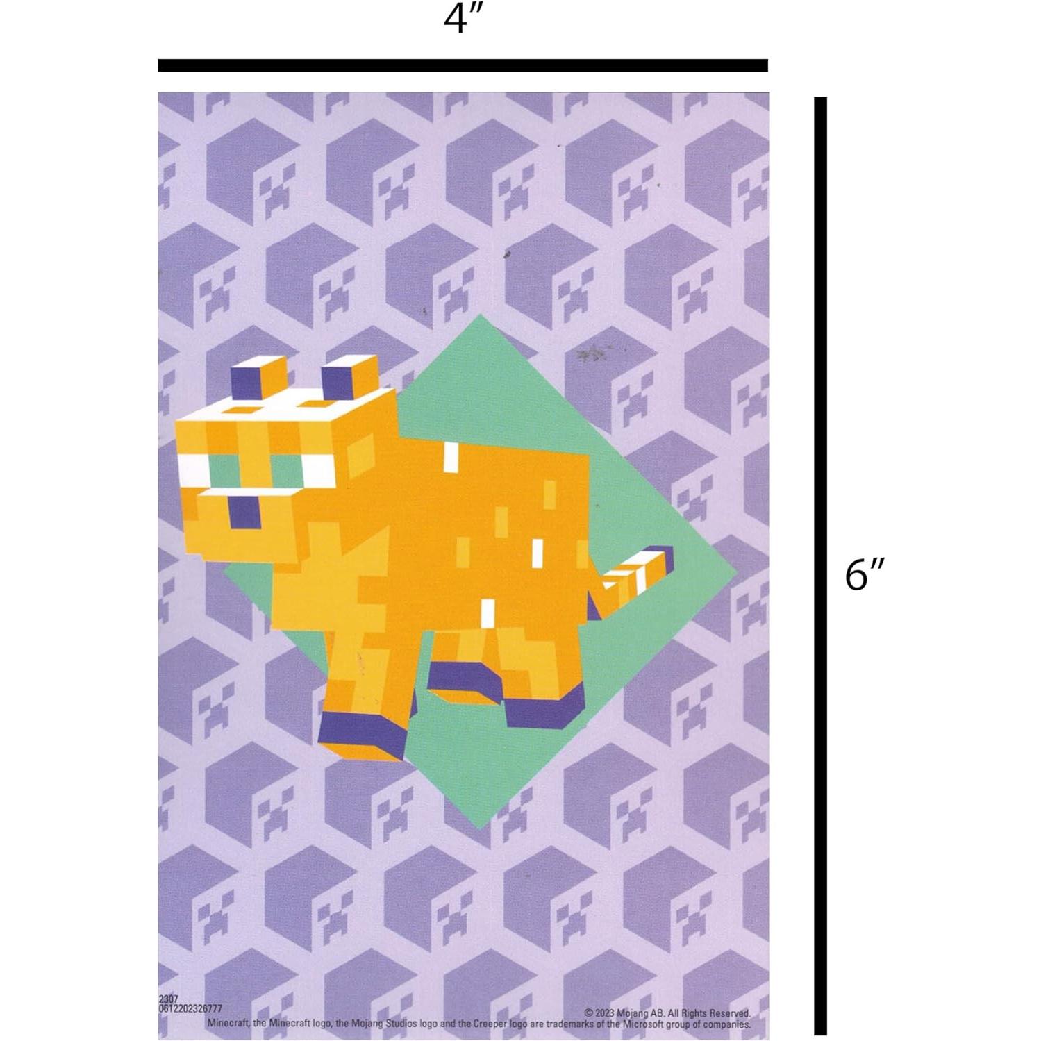 Conjunto Fiesta Minecraft - 24 Lápices y 24 Mini Pósters