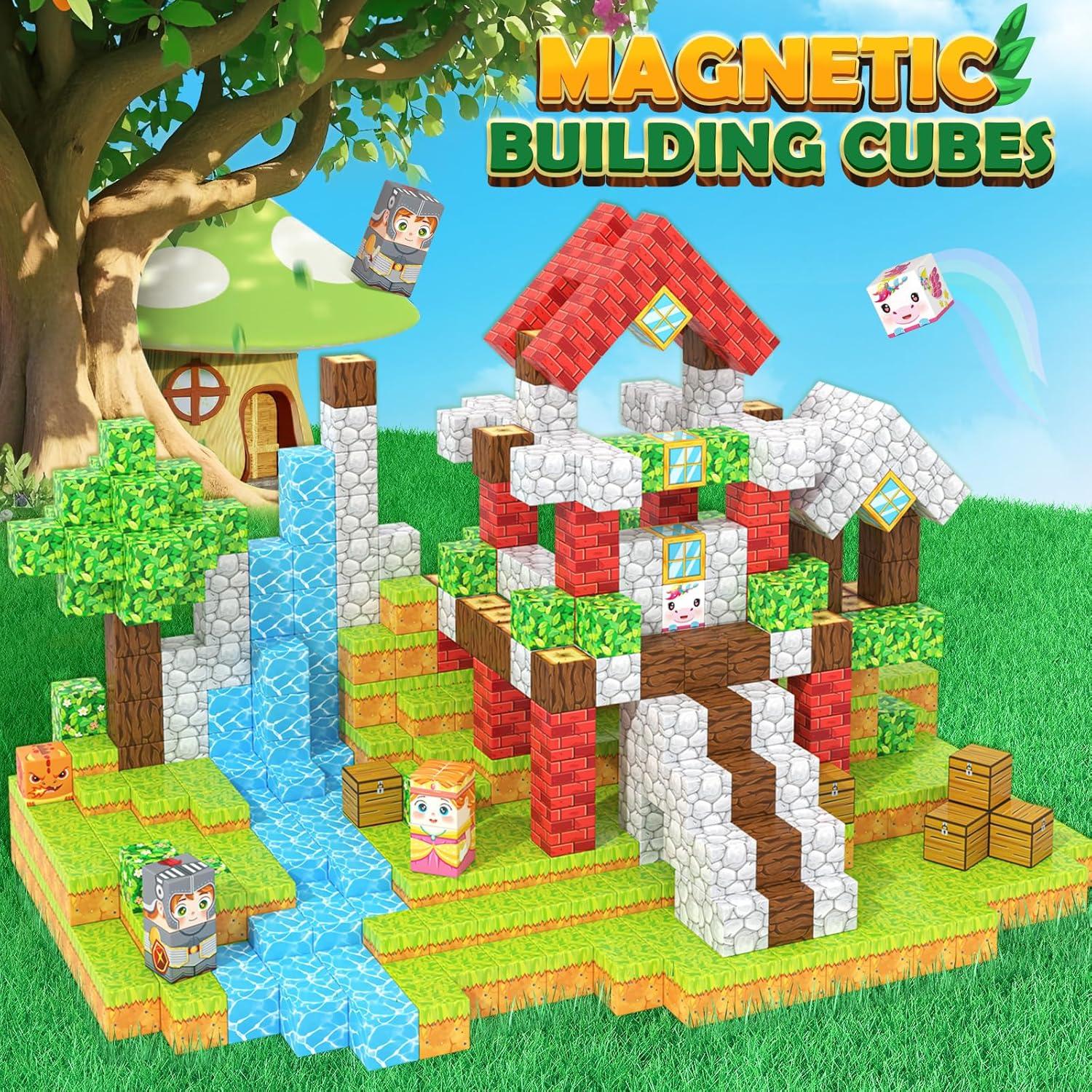 Set de Bloques Magnéticos Mineblock 32.51x18.66 cm para Niños 3+