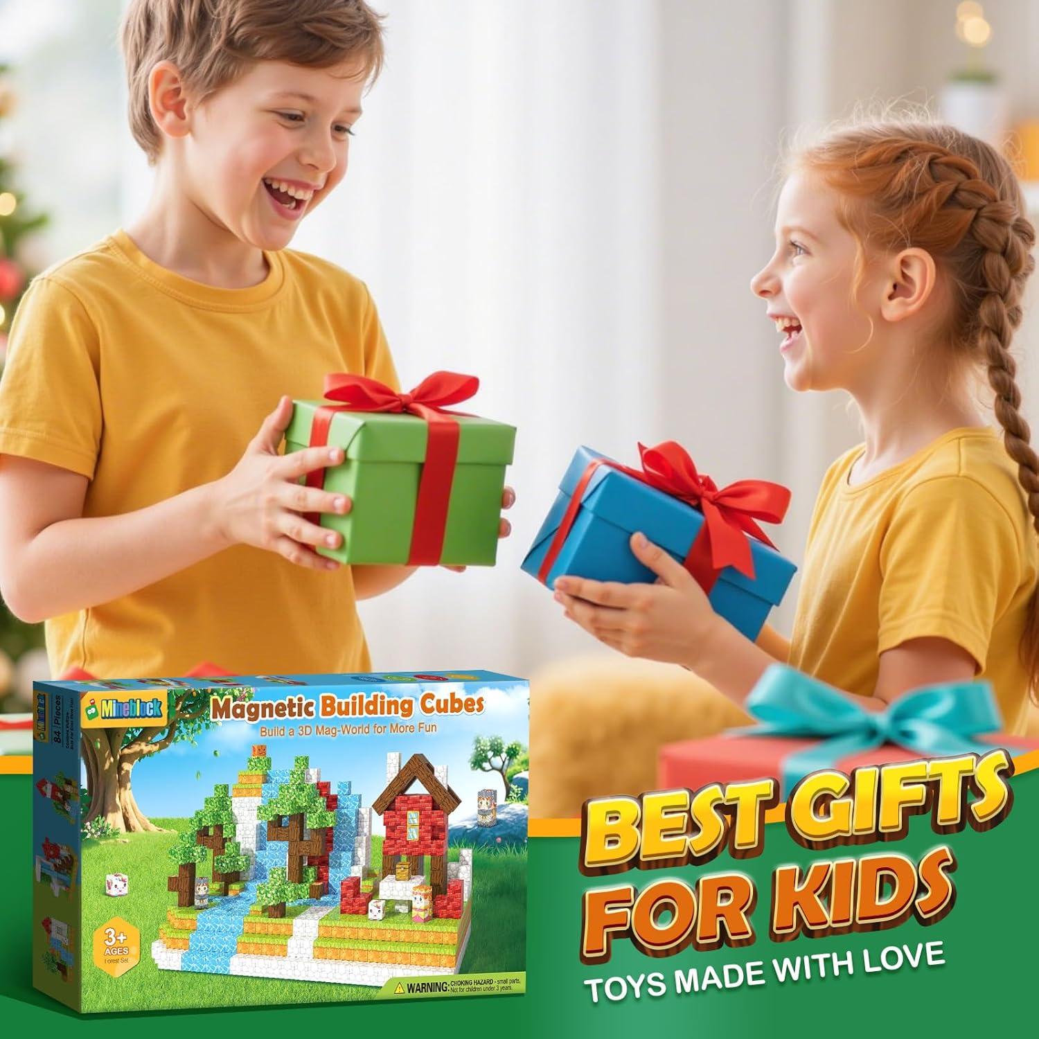 Set de Bloques Magnéticos Mineblock 32.51x18.66 cm para Niños 3+