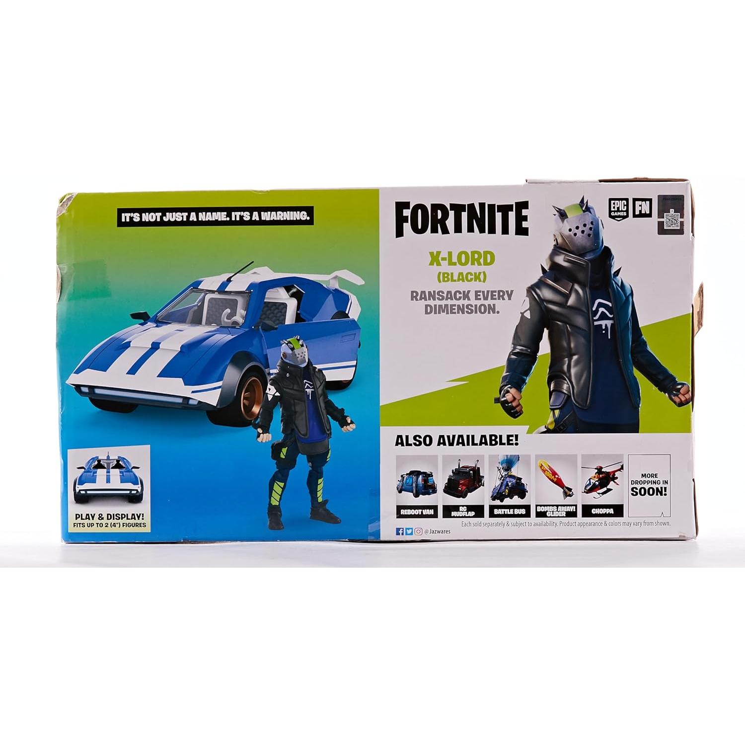 Vehículo Joy Ride Whiplash Jazwares con figura X-Lord 10 cm