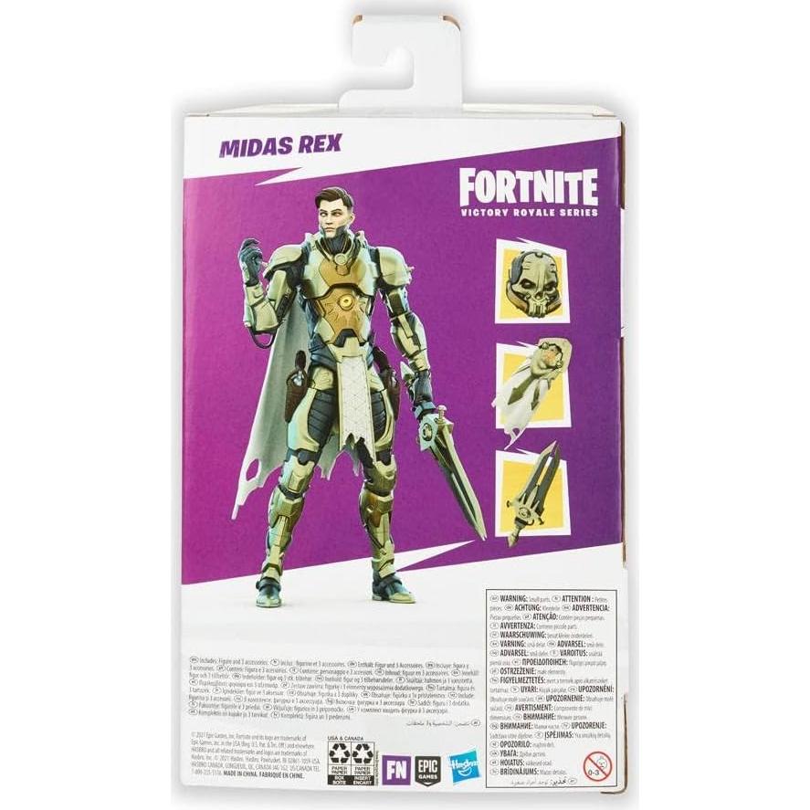 Figura de Acción Midas Rex Fortnite Hasbro 15.24 cm