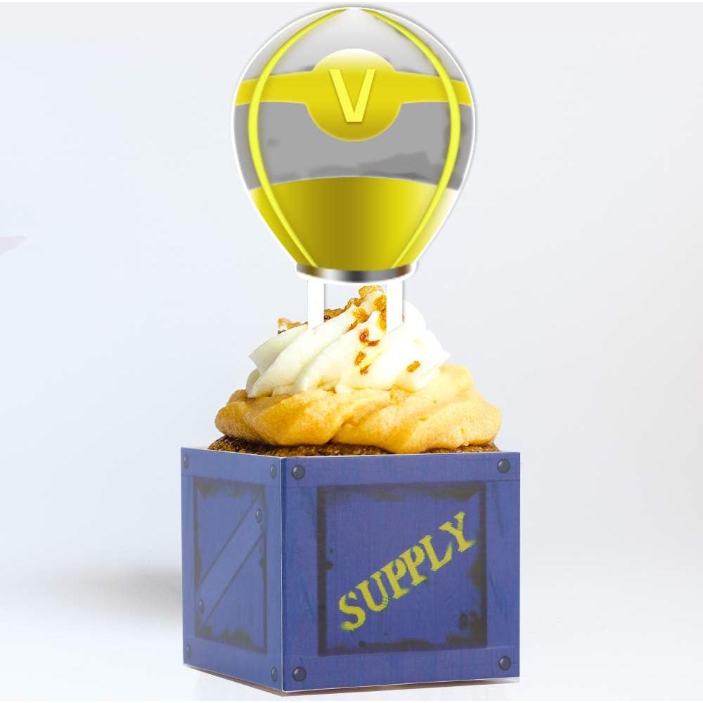 Toppers y Fundas para Cupcakes de Videojuegos - 20 Piezas