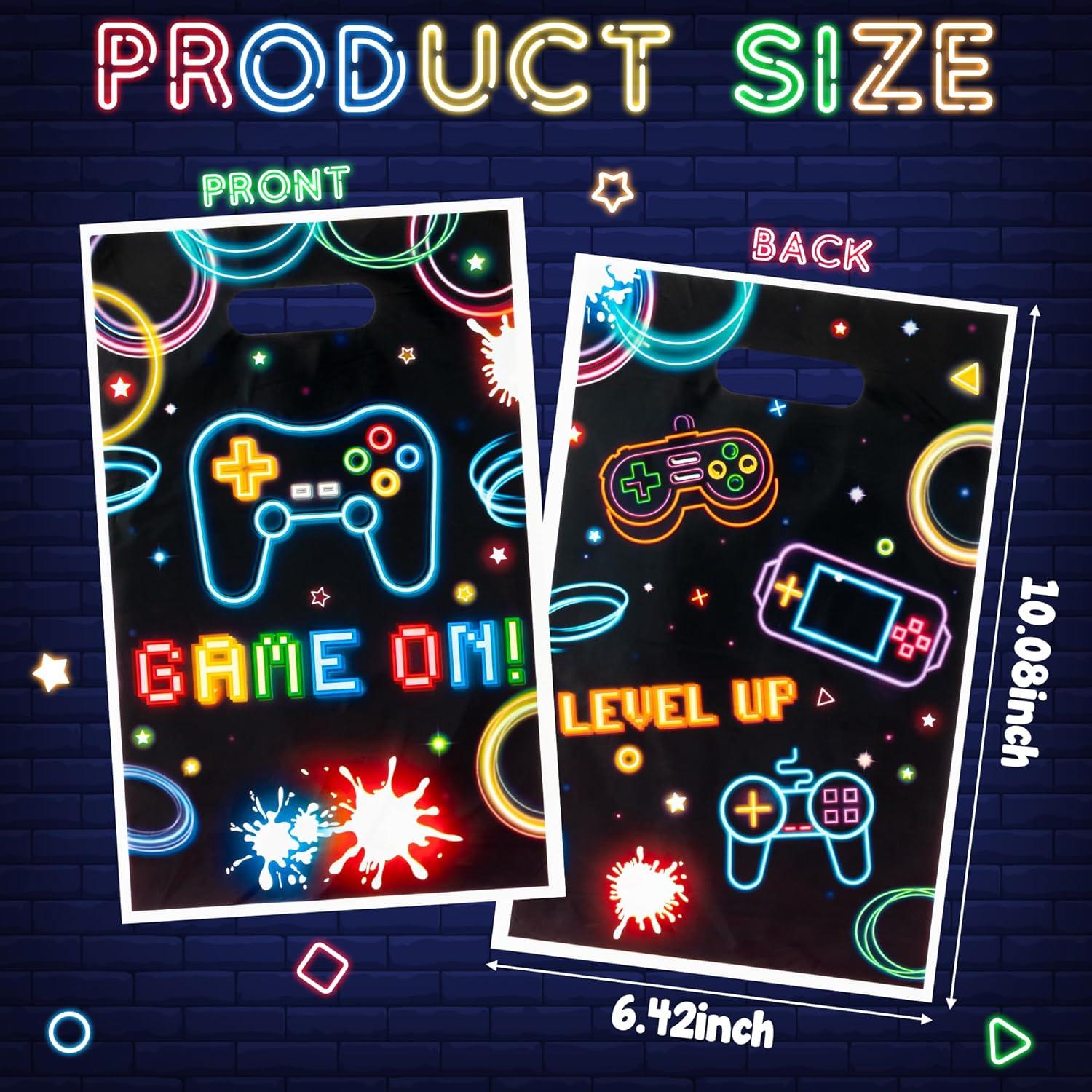 Bolsas de Regalo de Videojuegos ArianQicult - 50 Pcs 26x18 cm