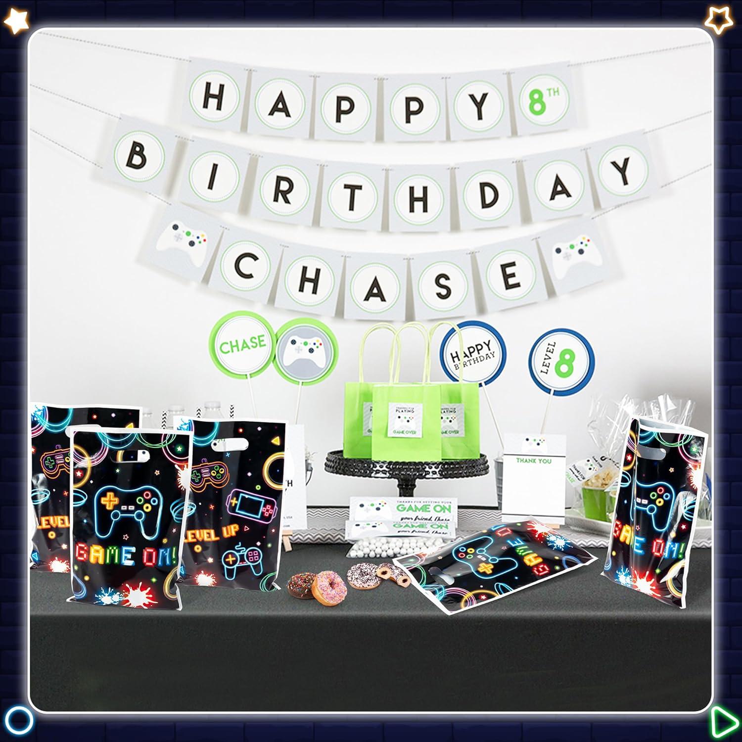 Bolsas de Regalo de Videojuegos ArianQicult - 50 Pcs 26x18 cm