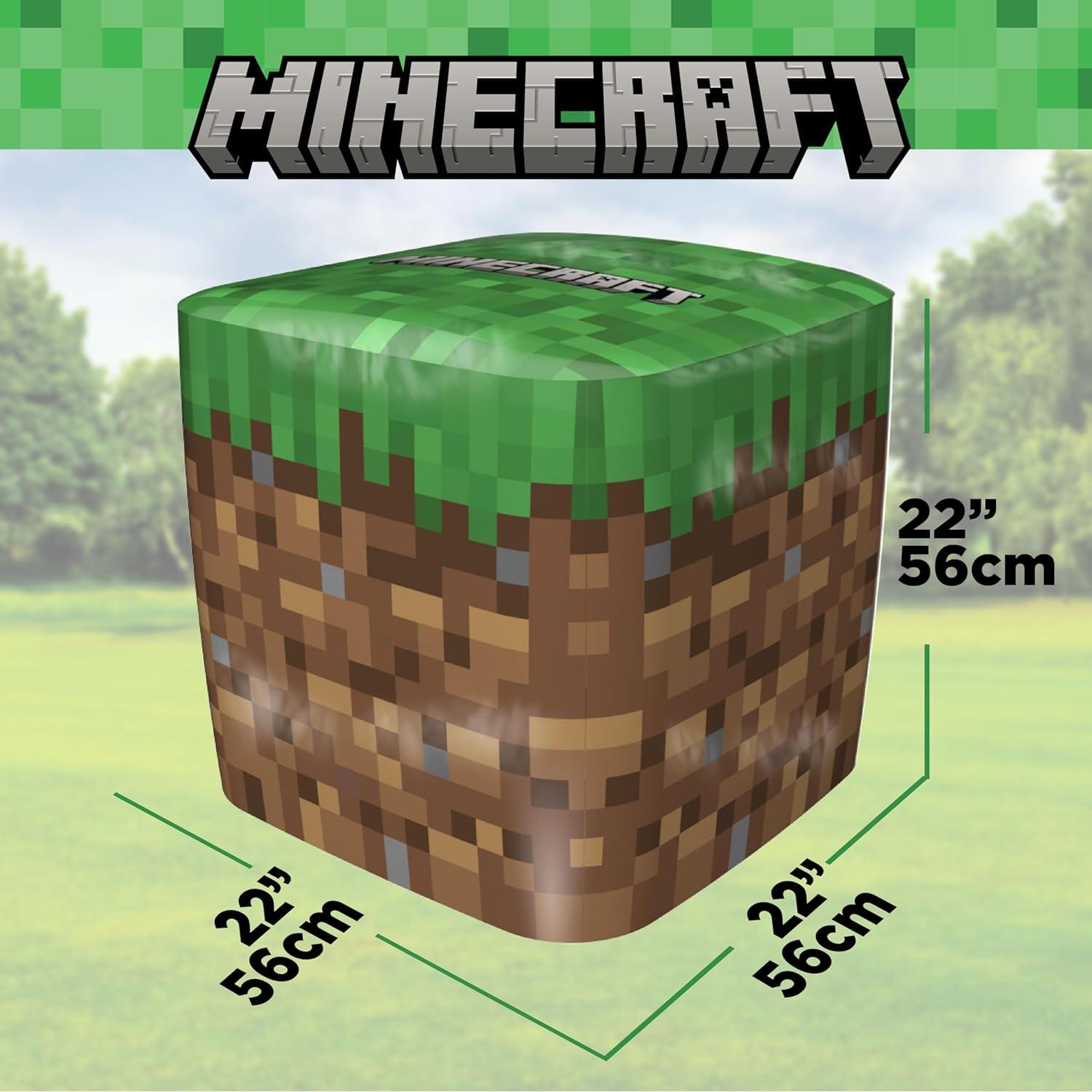 Bloques Inflables Gigantes Minecraft 6 Piezas 55.88 cm Vinilo