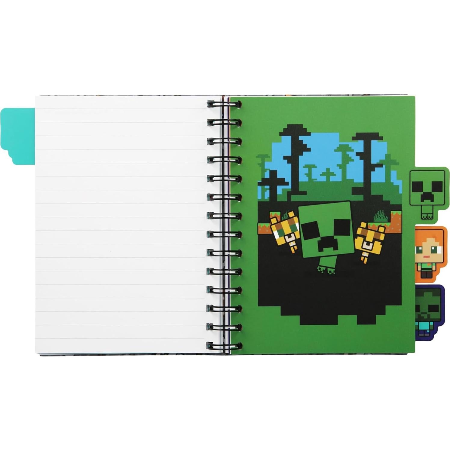 Juego de Papelería Minecraft Paladone A5 con Divisores y Regla