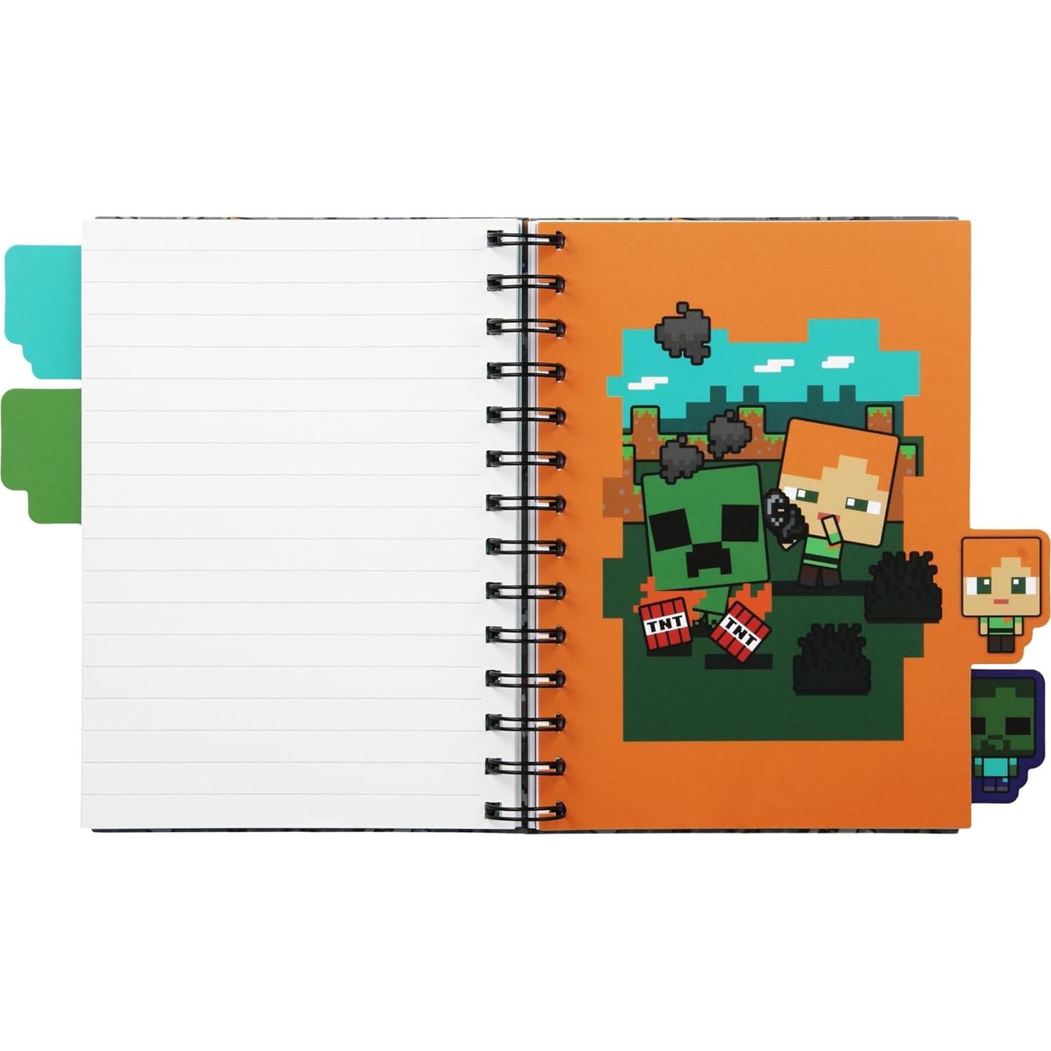 Juego de Papelería Minecraft Paladone A5 con Divisores y Regla