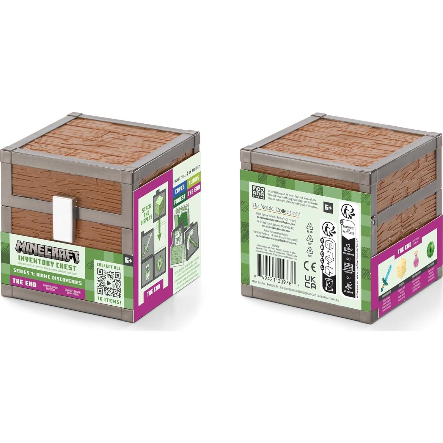 Cofre de Inventario Minecraft El Fin - The Noble Collection