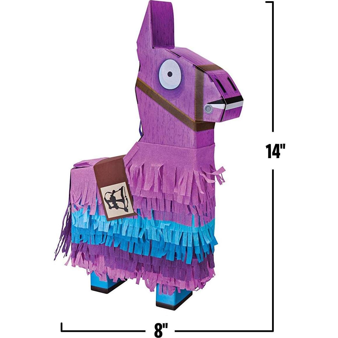 Fortnite Llama Loot Piñata Jazwares con Figura Rust Lord 23 Piezas