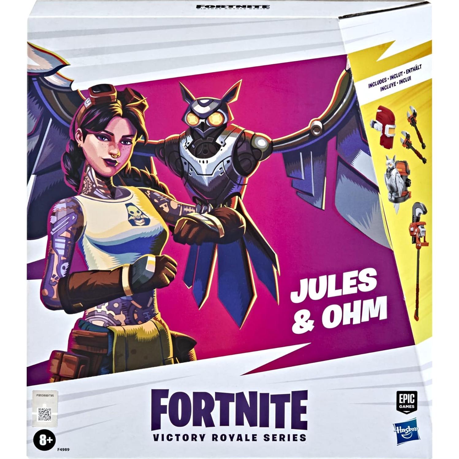 Figuras de Acción Fortnite Jules y Ohm - Paquete Deluxe 15.24 cm