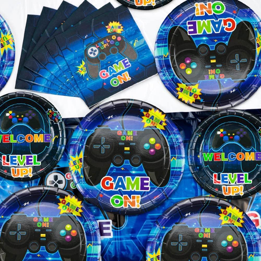 Set de Suministros para Fiesta de Videojuegos Hegbolke - 81 Piezas