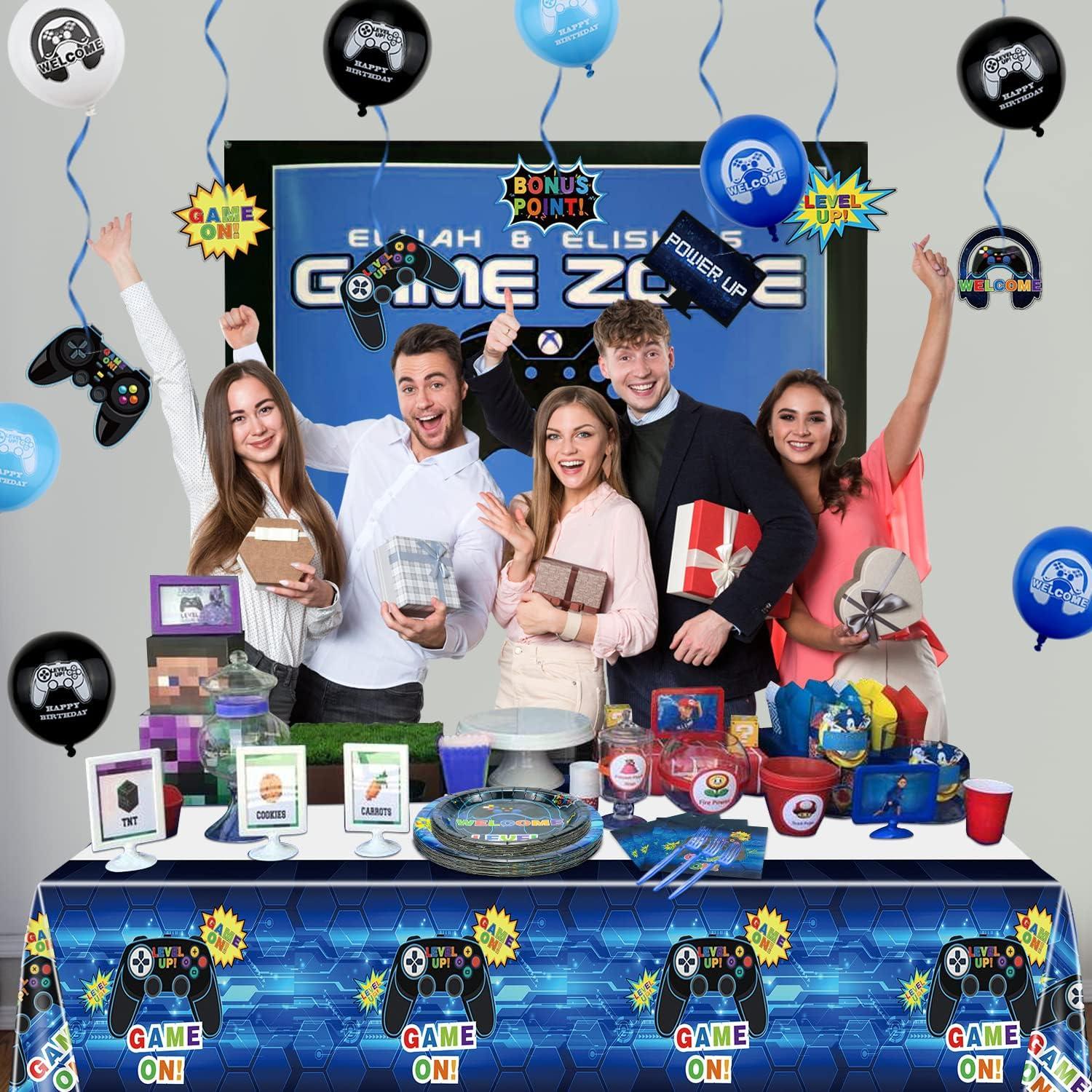 Set de Suministros para Fiesta de Videojuegos Hegbolke - 81 Piezas