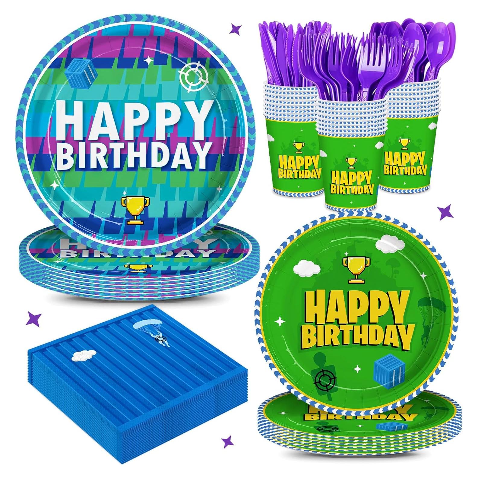 Set de Suministros de Fiesta de Videojuegos para 24 Invitados