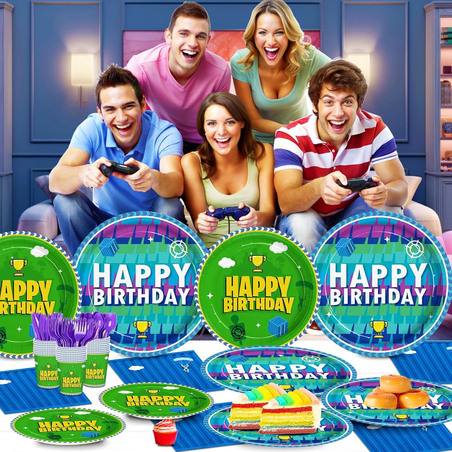 Set de Suministros de Fiesta de Videojuegos para 24 Invitados