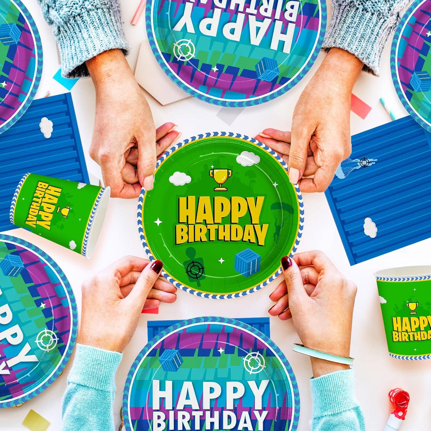 Set de Suministros de Fiesta de Videojuegos para 24 Invitados