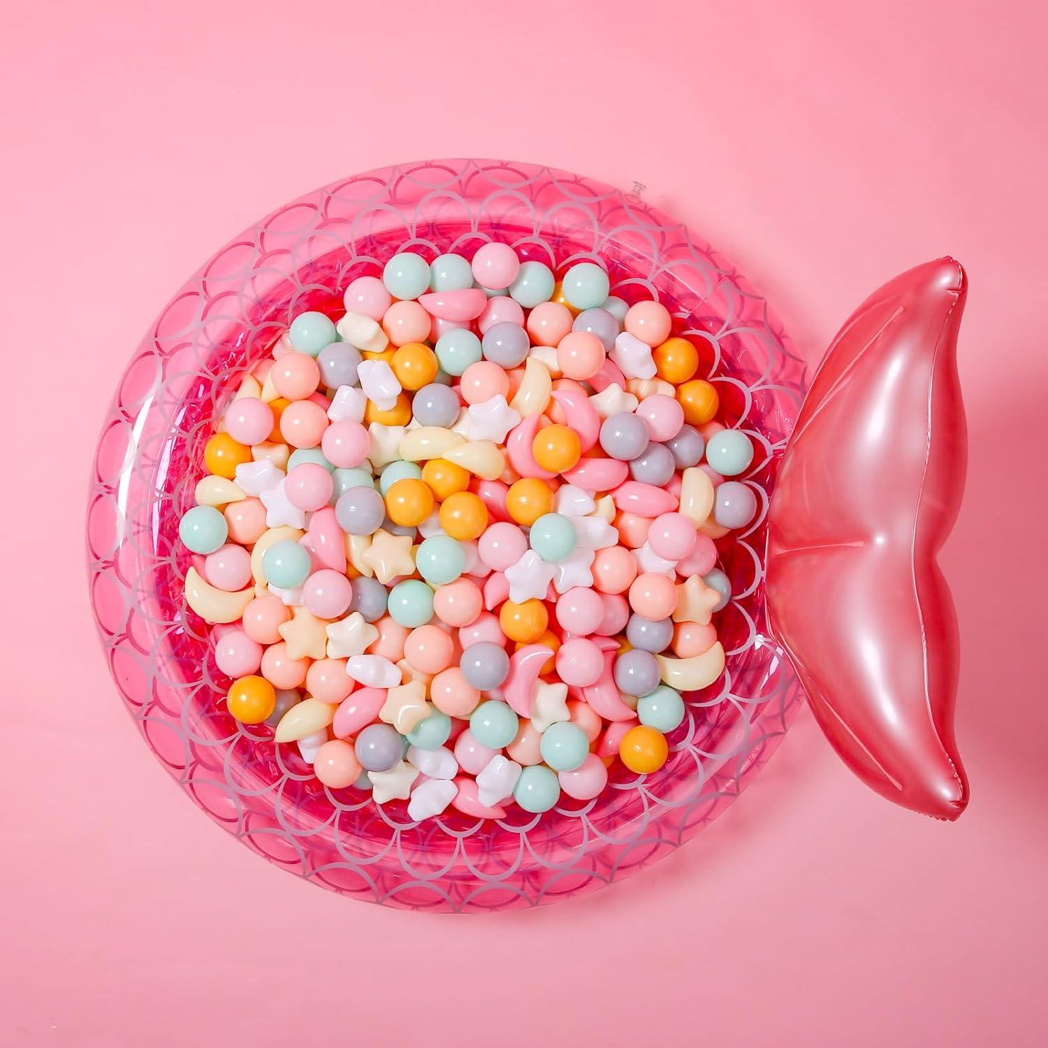 Bolas de Piscina GOGOSO 100PCS Formas Estrellas y Luna