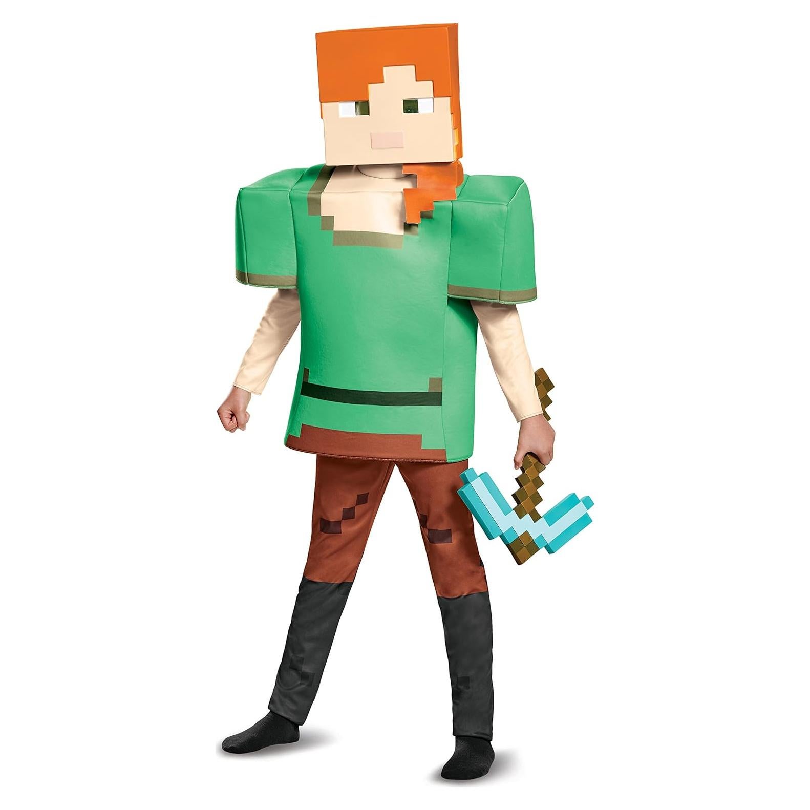Disfraz de Alex Deluxe Minecraft - Talla M (7-8 años)