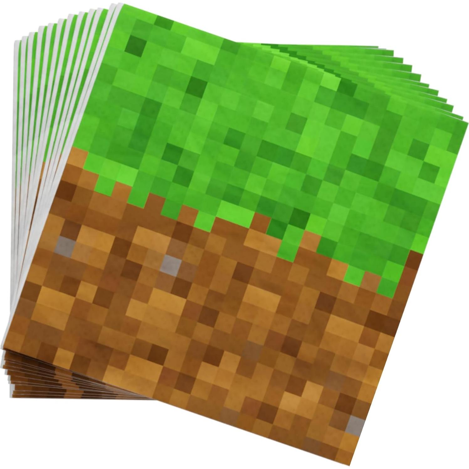 Platos y Servilletas Pixel Warrior Blue Orchards - 60 Piezas