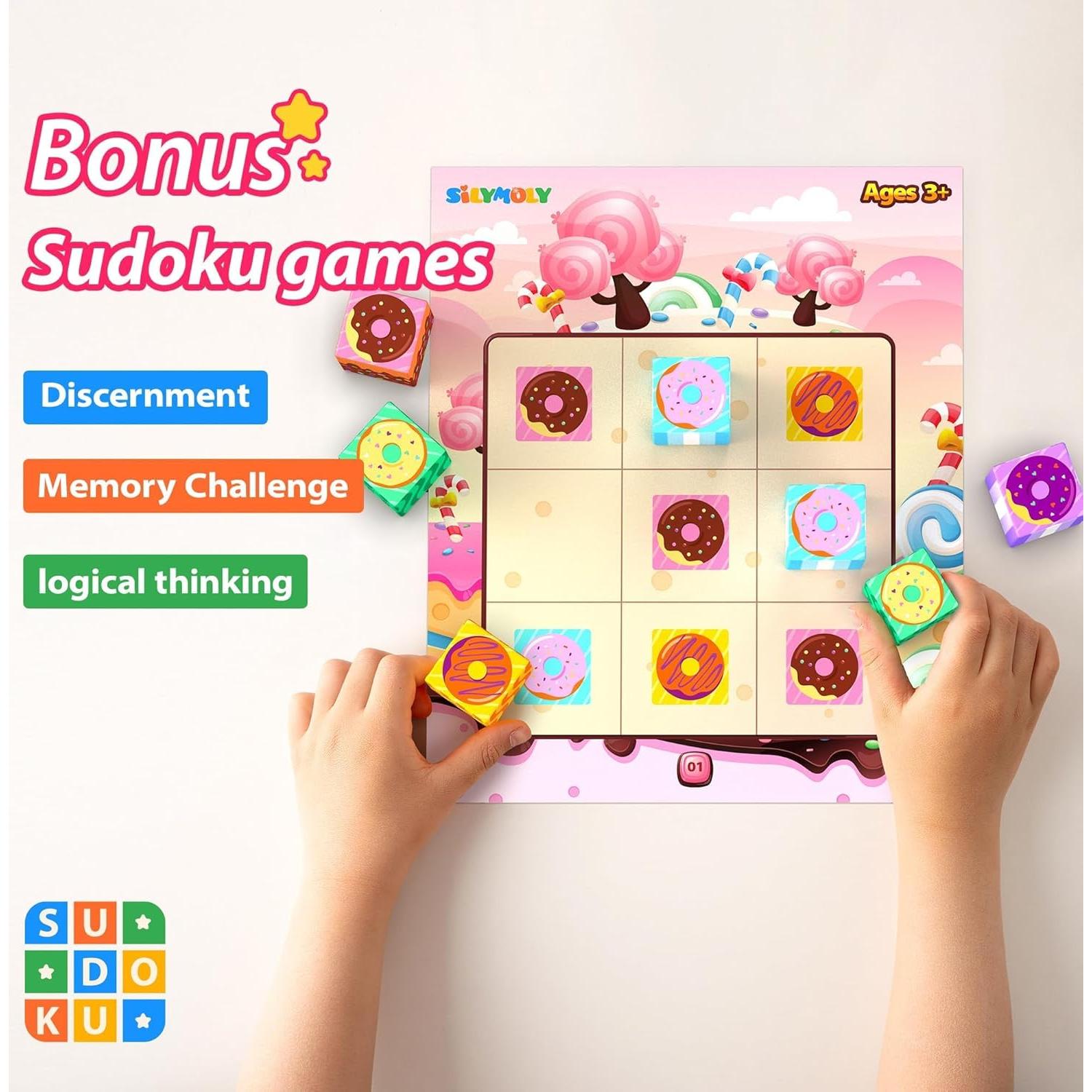 Bloques Magnéticos Silymoly 3.05 cm Edición Tierra de Caramelos