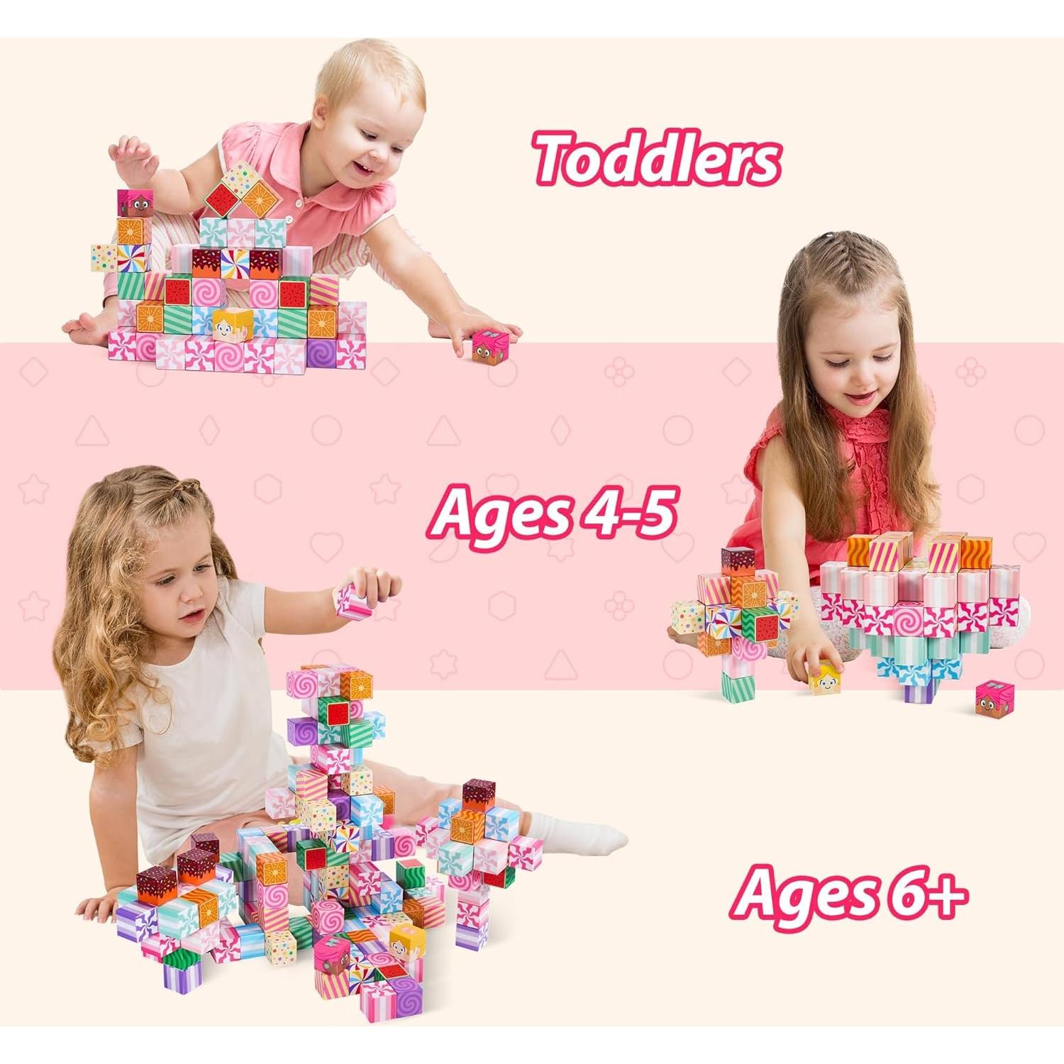 Bloques Magnéticos Silymoly 3.05 cm Edición Tierra de Caramelos