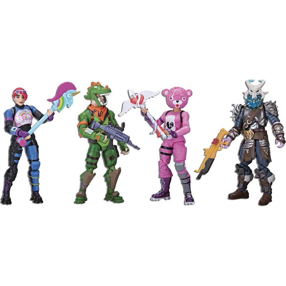 Paquete de 4 Figuras de Acción Fortnite Jazwares - 10 cm