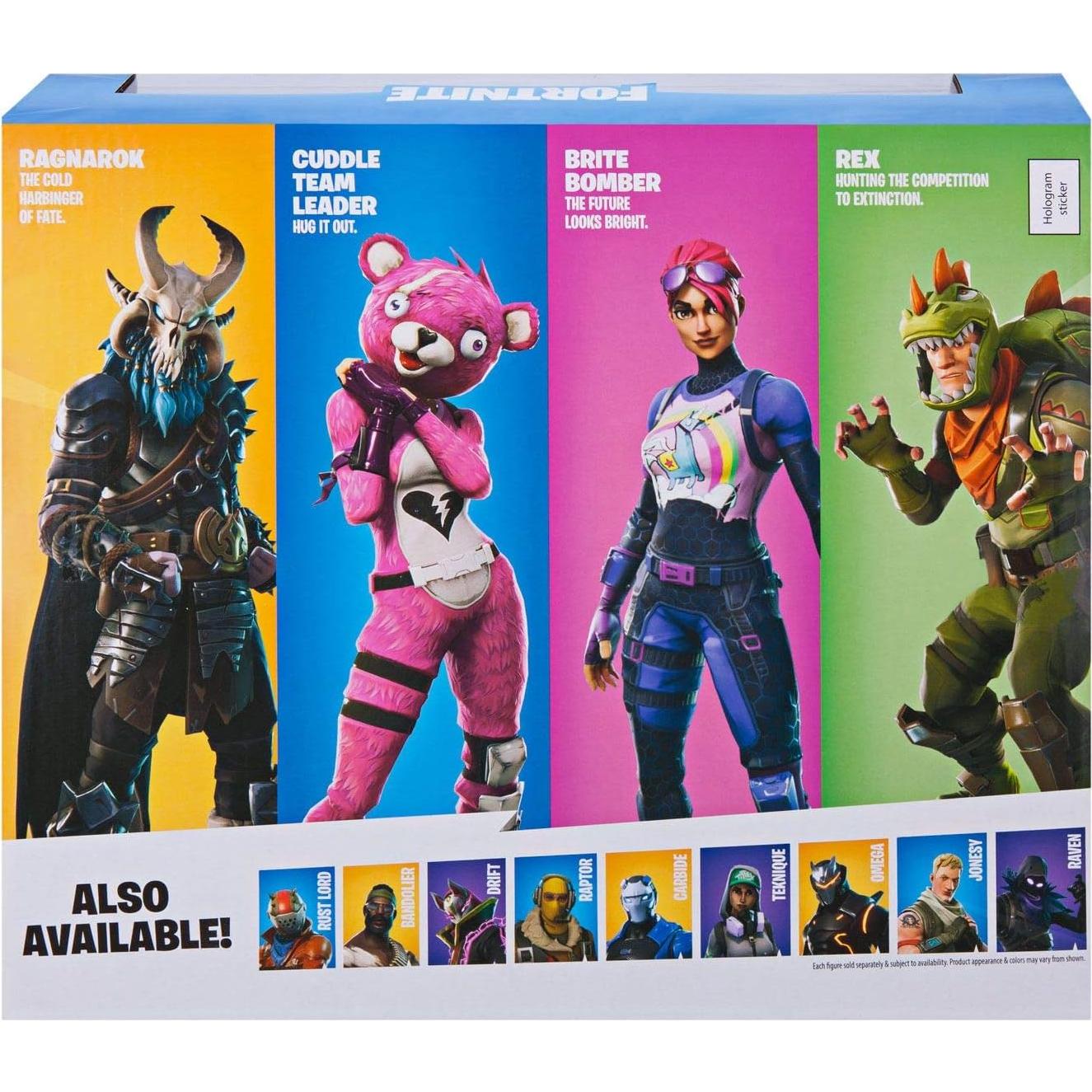 Paquete de 4 Figuras de Acción Fortnite Jazwares - 10 cm