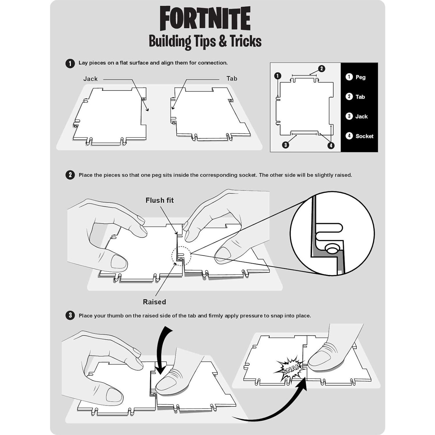 Paquete de 4 Figuras de Acción Fortnite Jazwares - 10 cm