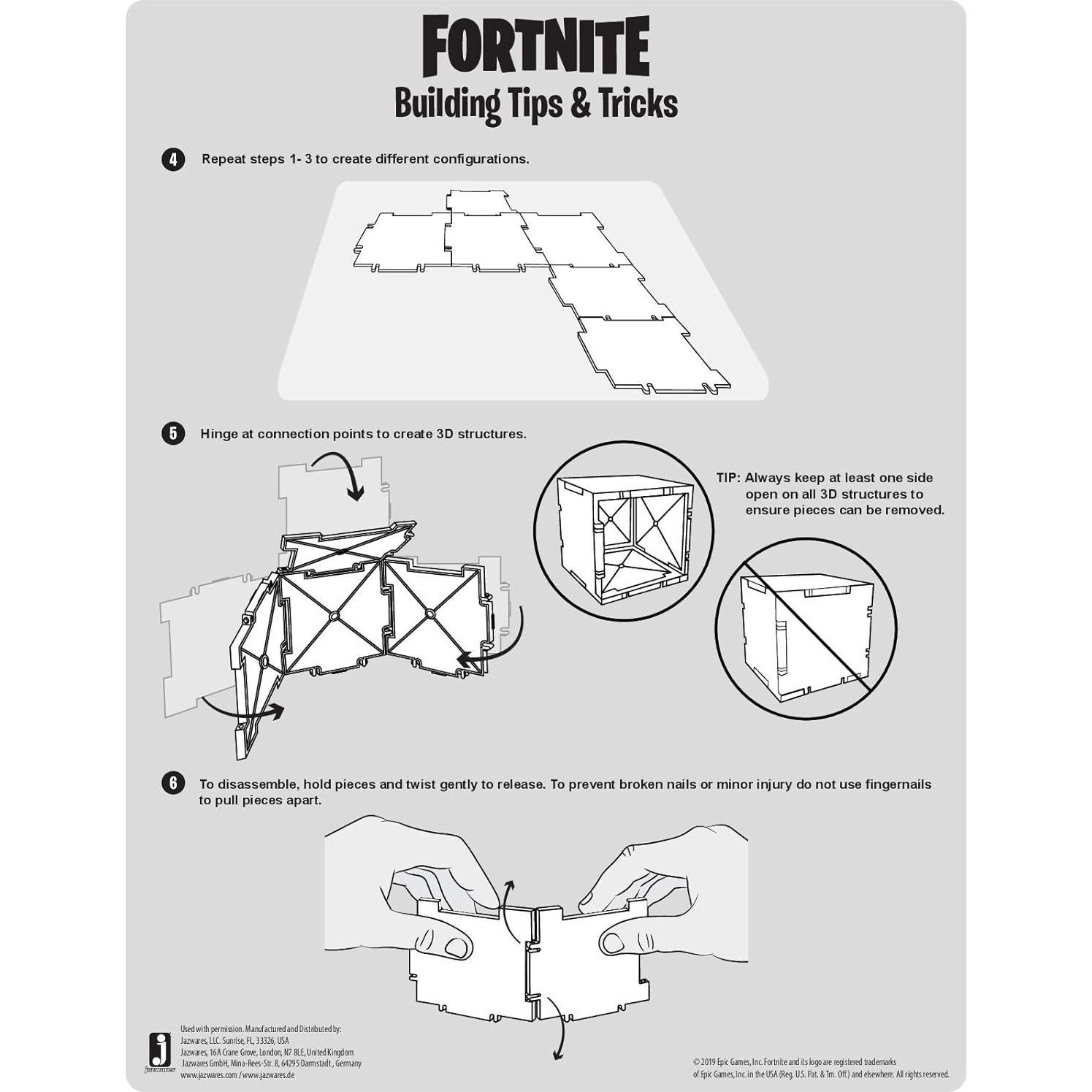 Paquete de 4 Figuras de Acción Fortnite Jazwares - 10 cm