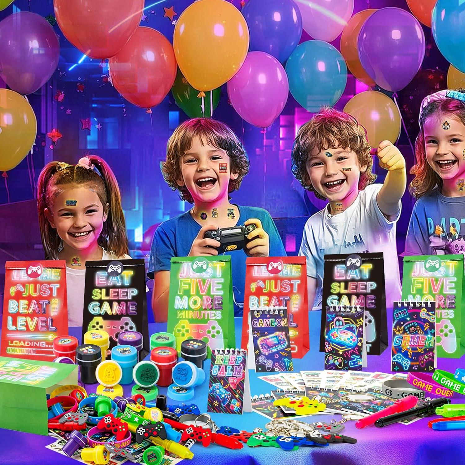 Conjunto de Favores de Cumpleaños Videojuegos SNLN 12 Piezas