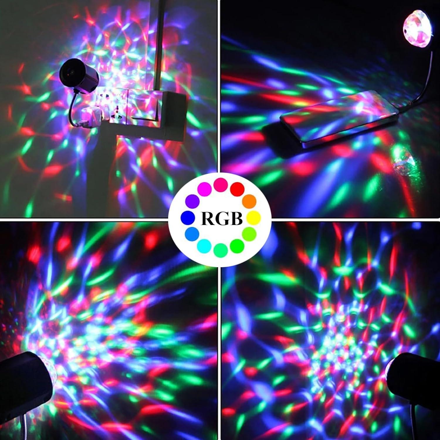 Luz LED USB 2 en 1 Soseelnee Bola Mágica Colorida 4W