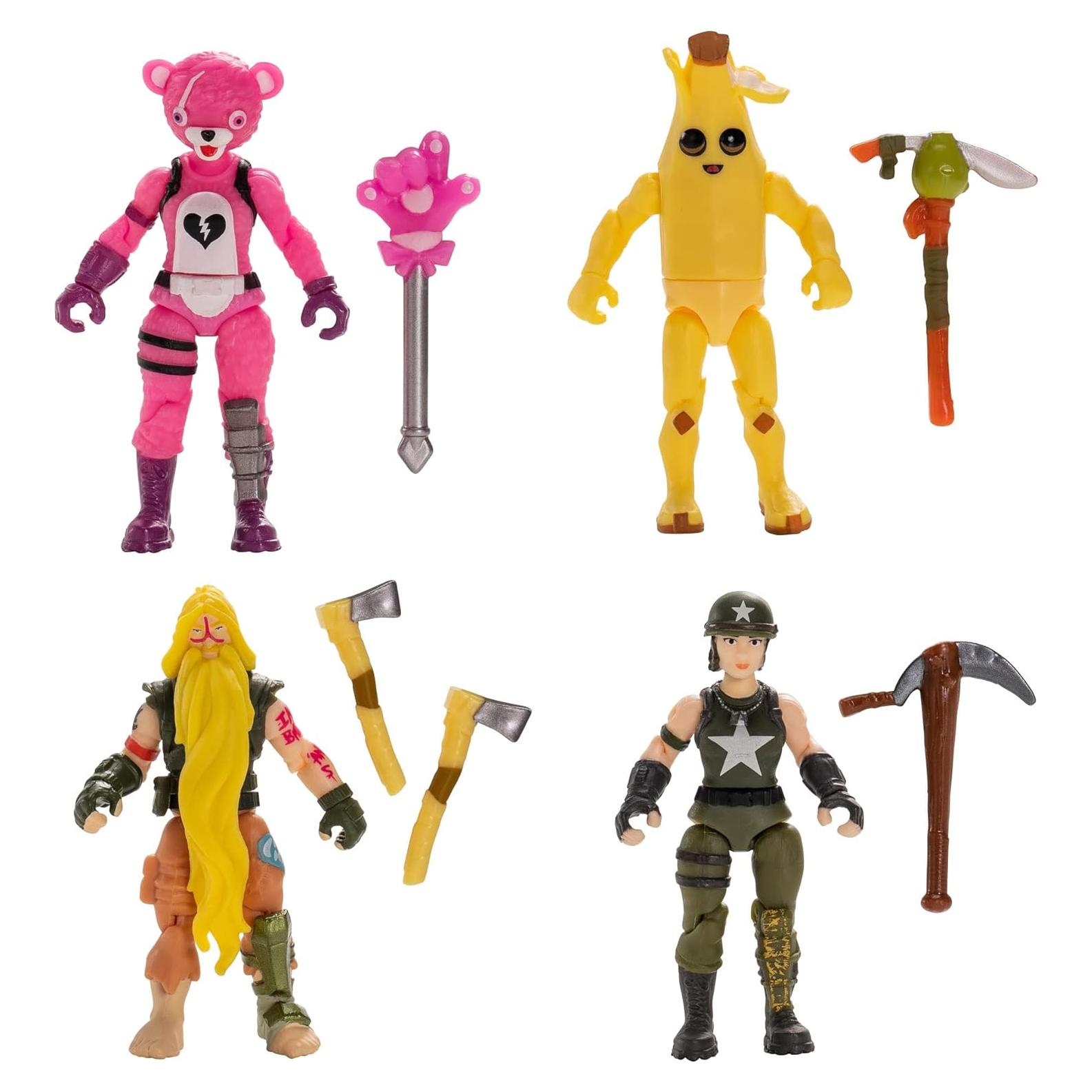 Figuras de Acción Fortnite Jazwares Modo Escuadrón 4 Pack